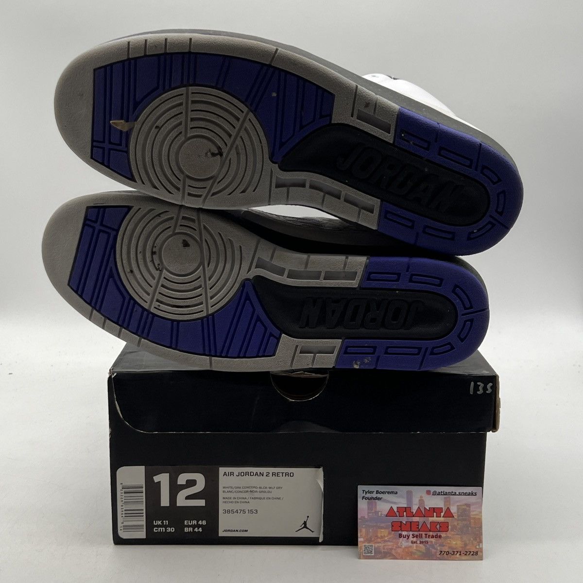 Jordan Brand Air Jordan 2 Corcord Size US 12 / EU 45 - 8 Thumbnail