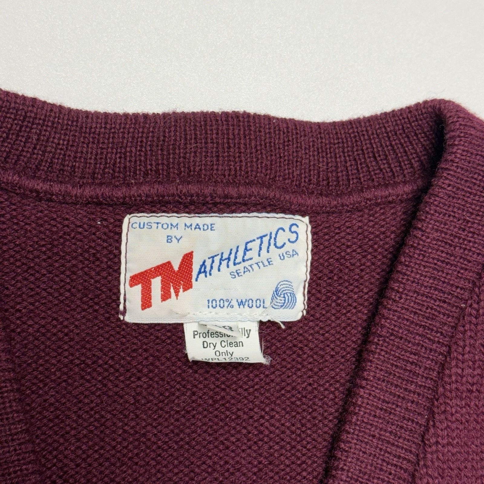Vintage Vintage Washington State Cougars Varsity 100% Wool Letterman Size US XL / EU 56 / 4 - 11 Thumbnail