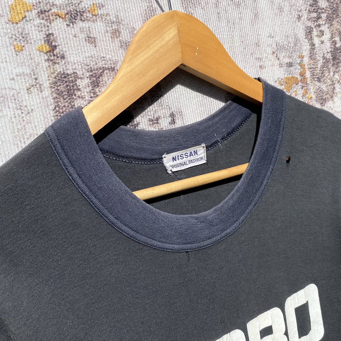 Vintage Vintage Nissan Turbo Racing Shirt Turbo Distressed Size US S / EU 44-46 / 1 - 9 Thumbnail