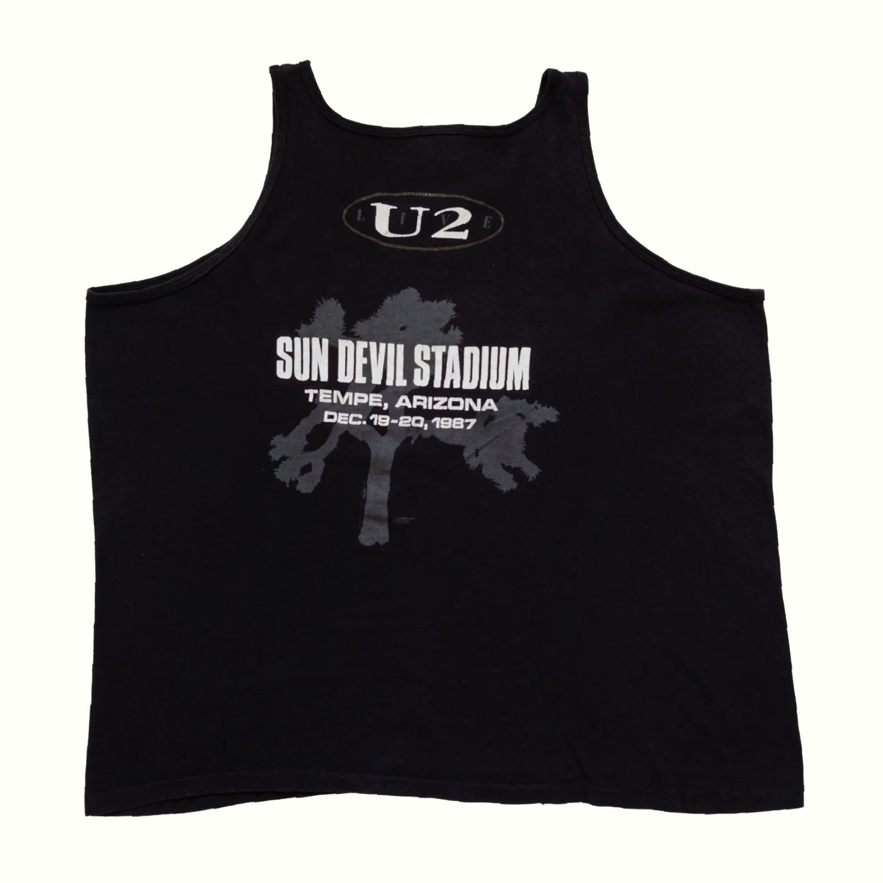 Vintage VINTAGE WORLD TOUR U2 MUSIC VTG 80s RETRO T SHIRT GRAPHIC USA MADE BLACK XL Size US XL / EU 56 / 4 - 3 Thumbnail