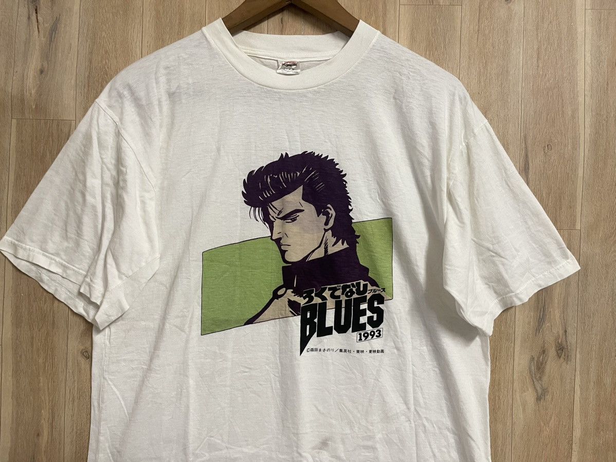 Vintage Vintage 90’s Anime T shirt Bastard Blues Akira Shonen Jump Size US M / EU 48-50 / 2 - 2 Thumbnail