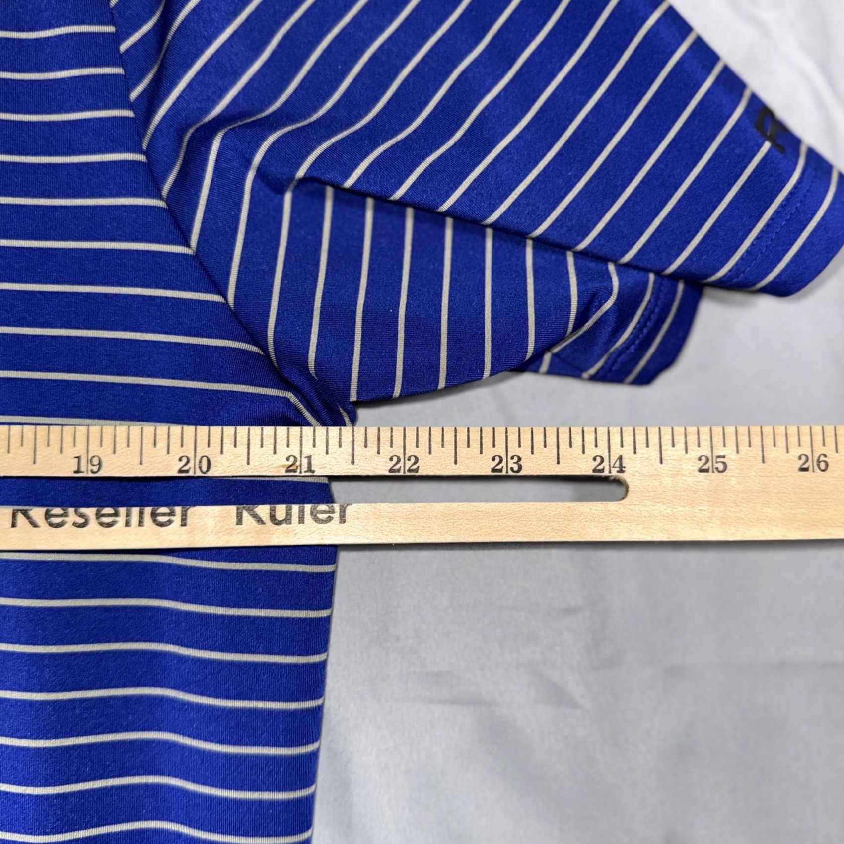 Polo Ralph Lauren RLX Ralph Lauren Polo Shirt Mens M Blue Stripe Golf Performance Short Sleeve Size US M / EU 48-50 / 2 - 7 Thumbnail