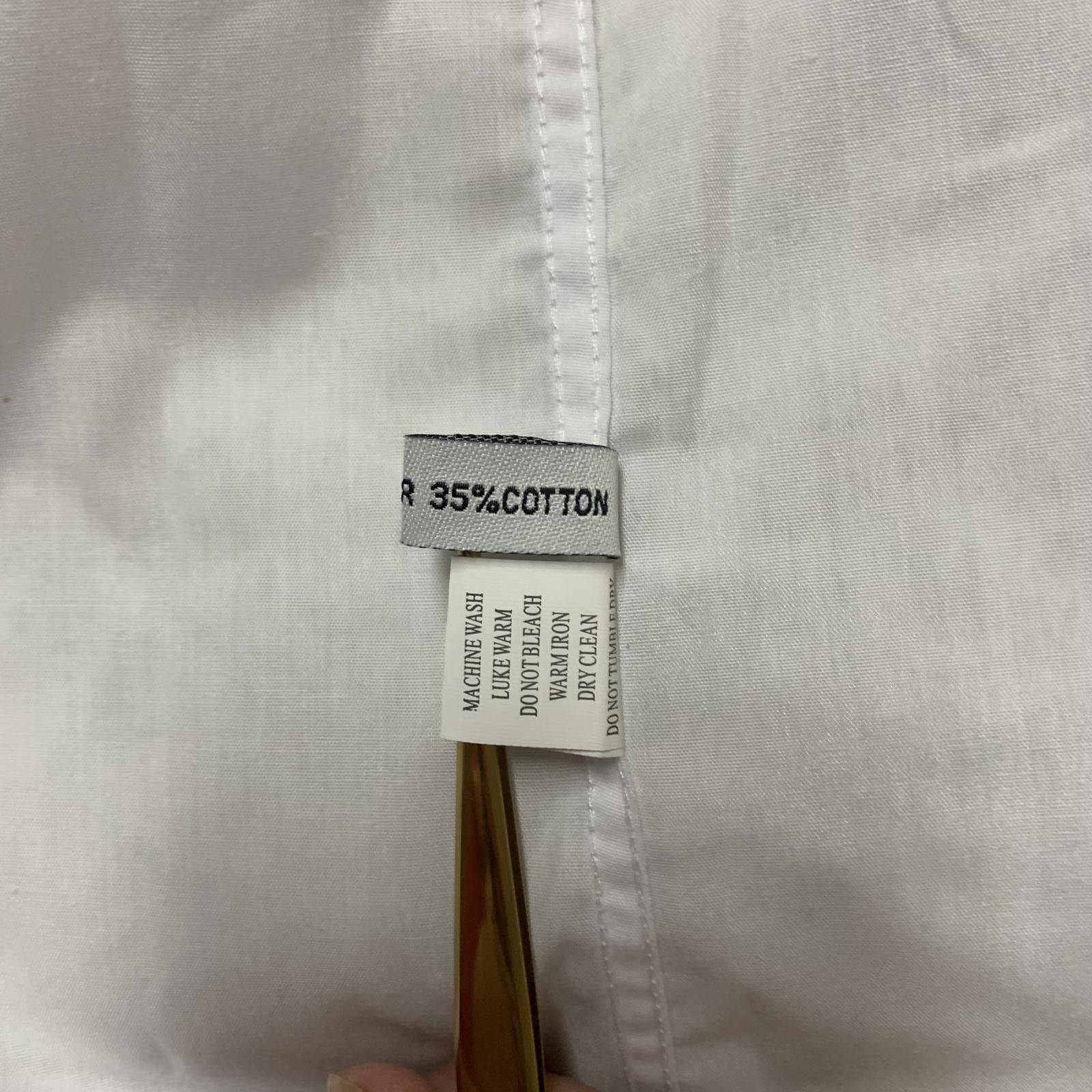 Other Boltini 4XL White Classic Fit Button Dress Shirt Size US XXL / EU 58 / 5 - 12 Thumbnail