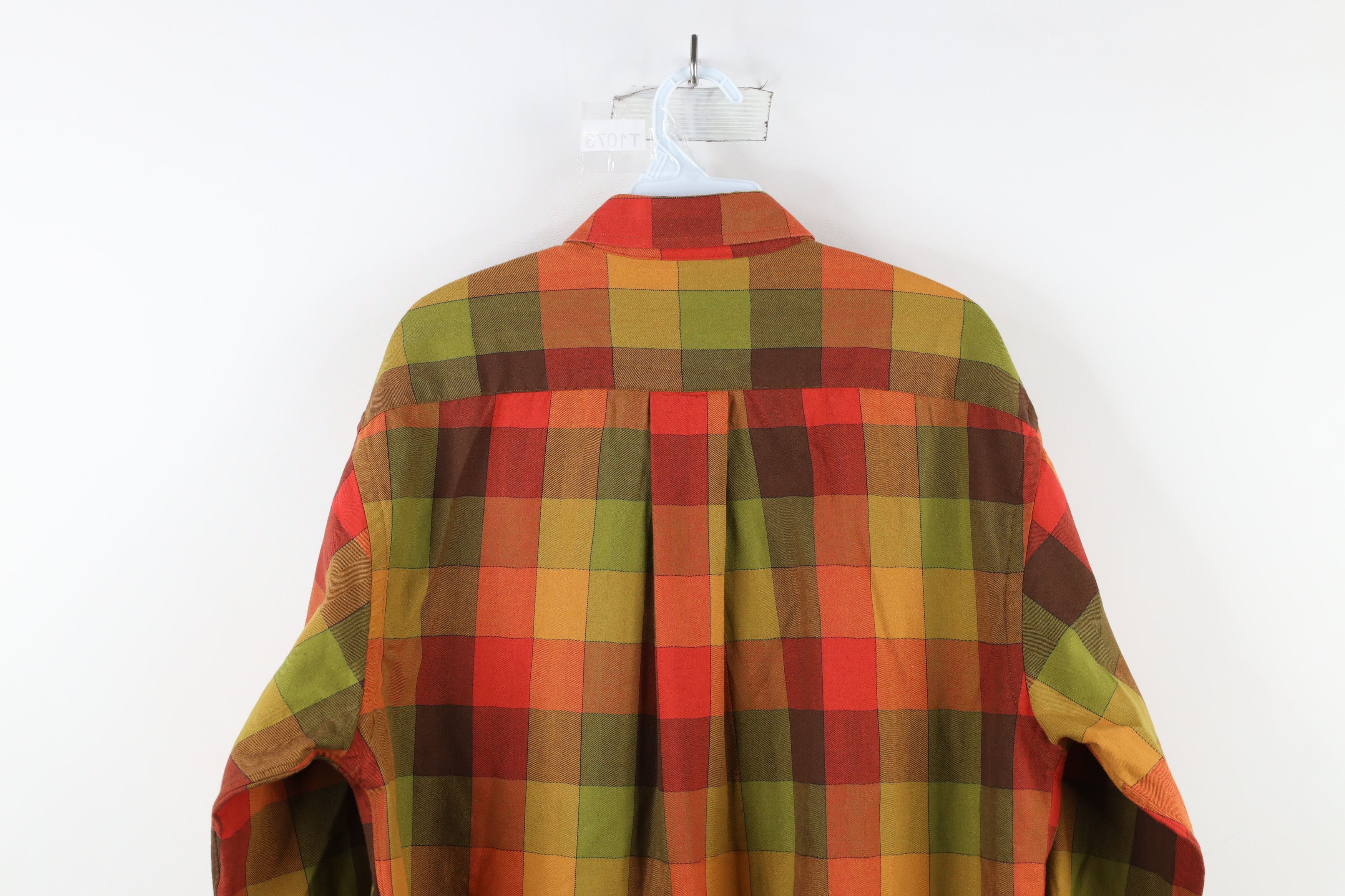 Orvis × Vintage Vintage Orvis Rainbow Madras Plaid Button Down Shirt Size US L / EU 52-54 / 3 - 7 Thumbnail