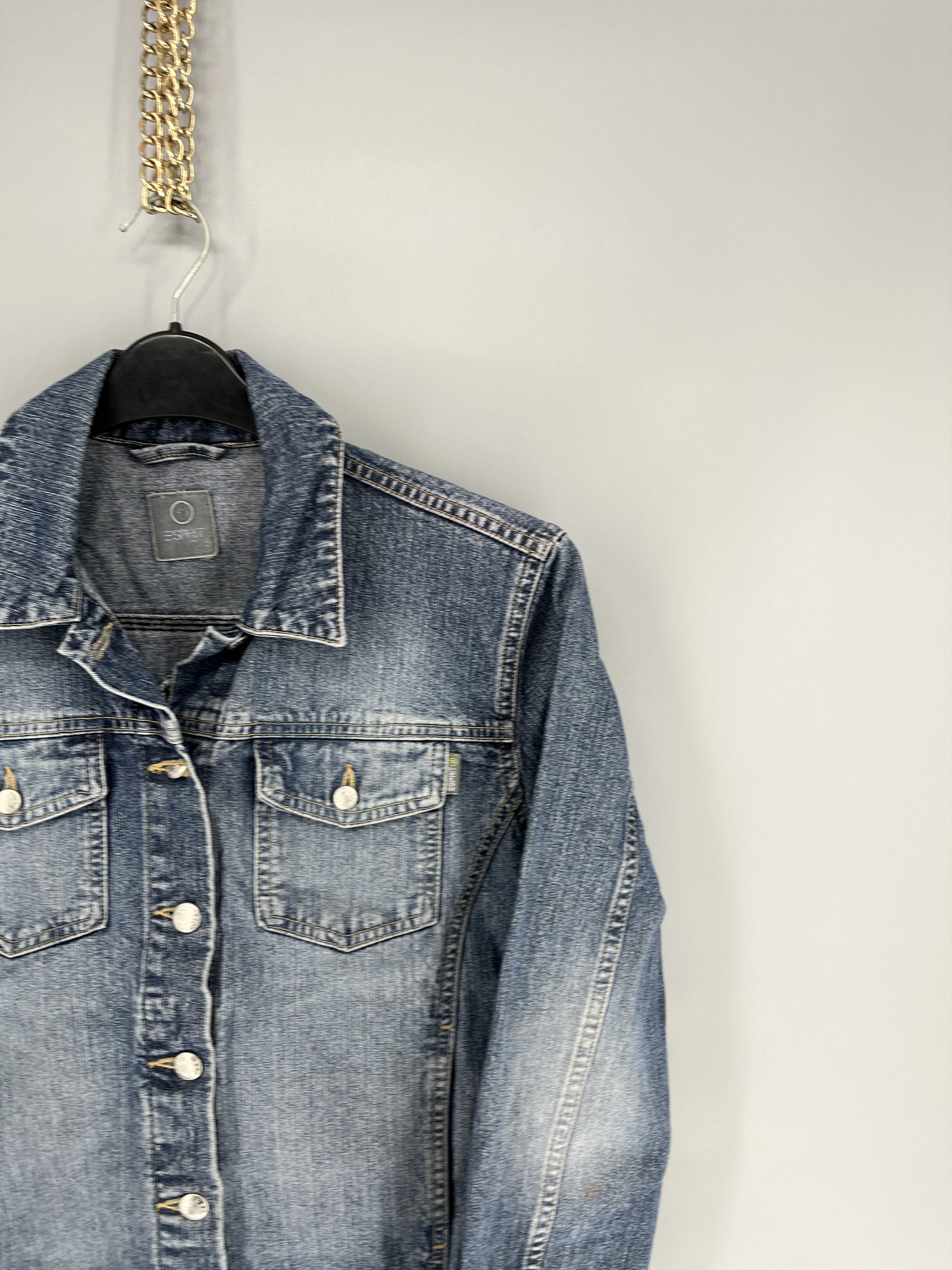Vintage Vintage 90s Women’s Dragon Denim Jacket Size L Size L / US 10 / IT 46 - 5 Thumbnail