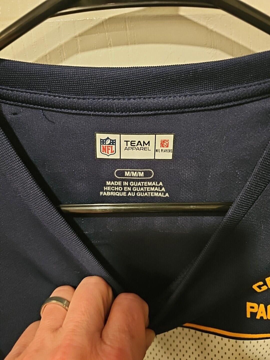 Designer NFL Team Apparel Aaron Rodgers 12 Green Bay Packers Shirt Size US M / EU 48-50 / 2 - 3 Thumbnail