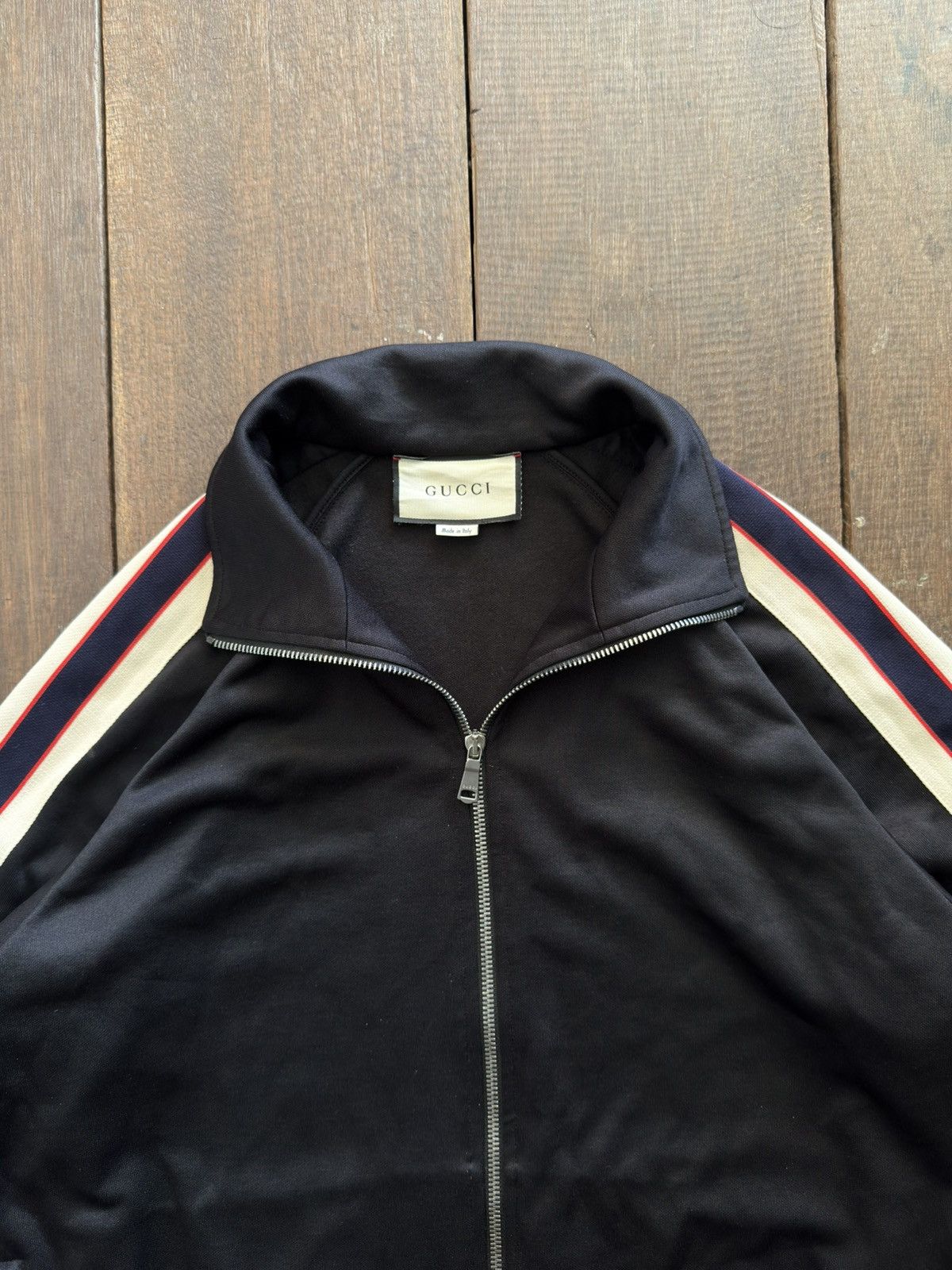 Gucci Gucci Taped Logo Track Jacket Size US M / EU 48-50 / 2 - 5 Thumbnail
