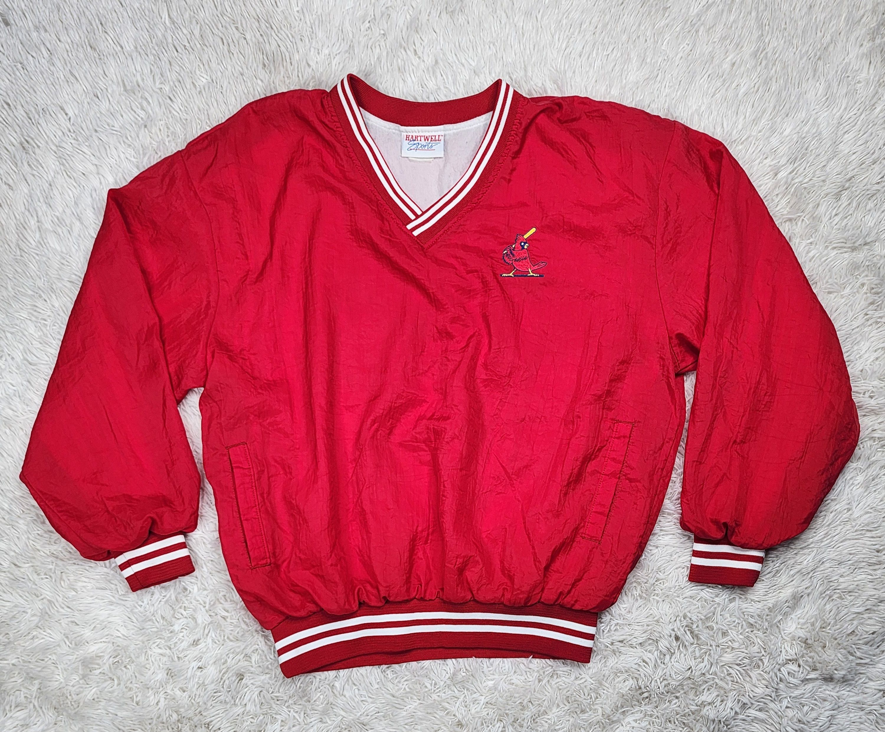 MLB Vintage MLB S.L. Cardinals sport windbreaker sweatshirt Size US XL / EU 56 / 4 - 1 Thumbnail