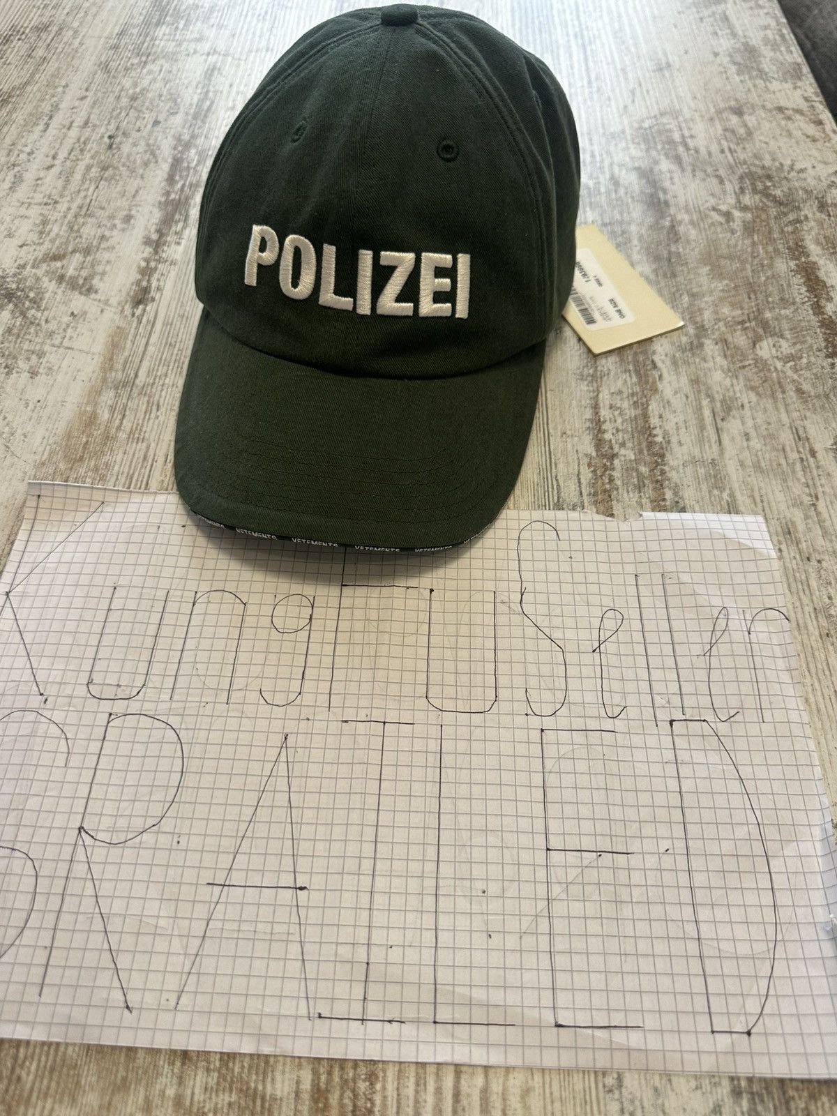 Vetements Polizei Hat | Grailed