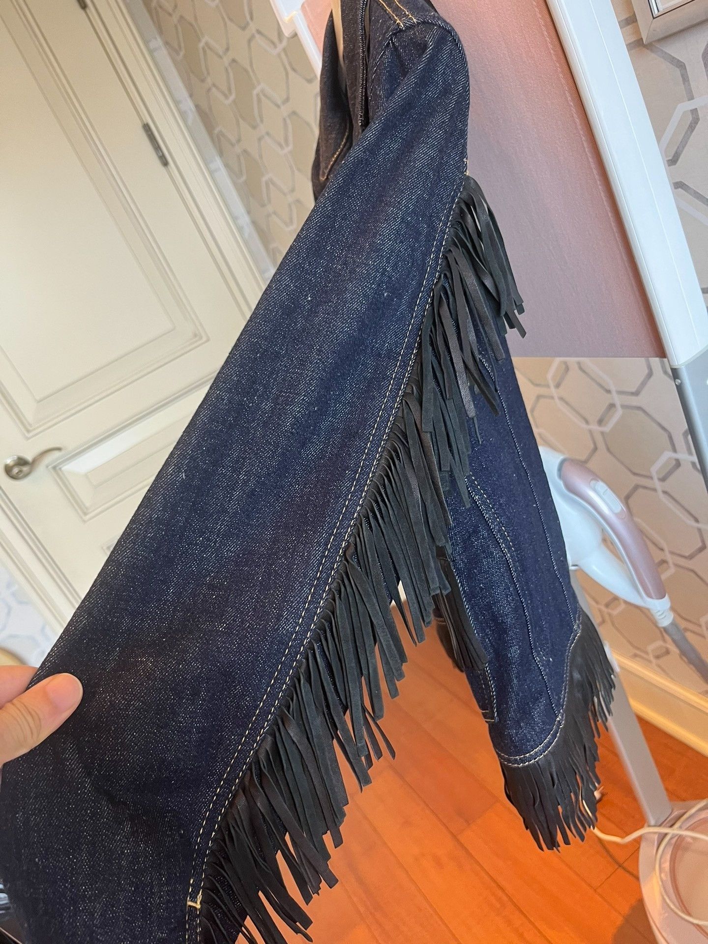 Dsquared2 Dsquared2 Fringe Denim Jacket Size US S / EU 44-46 / 1 - 6 Thumbnail