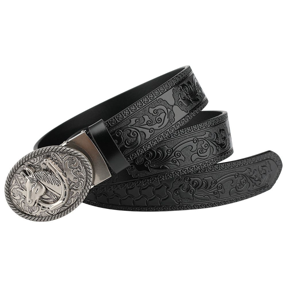 Designer Retro Vintage Belt Riveted Belts Menswear Accessories Size ONE SIZE - 4 Thumbnail