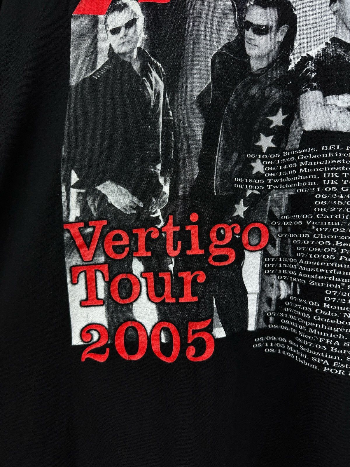 Band Tees × Vintage Vintage 2005 U2 Vertigo Tour T-Shirt Rock Band Double Sided Size US XL / EU 56 / 4 - 6 Thumbnail