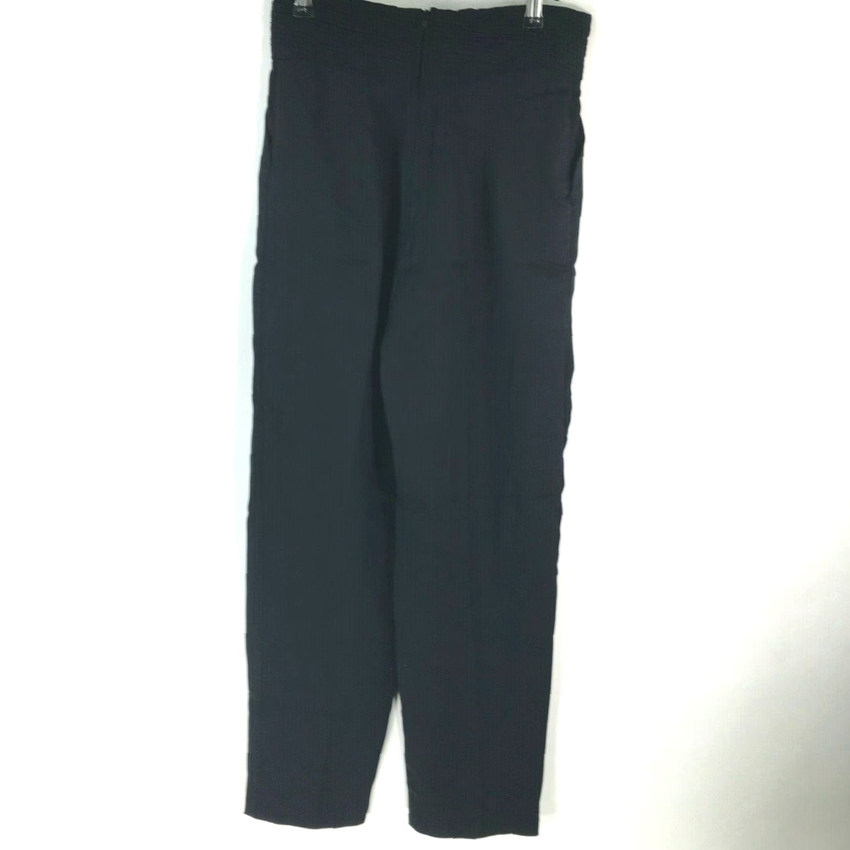 Vintage Vintage 35th & 10th Womens Black High Rise Straight Leg Dress Pants Size 9 Size 26" / US 2 / IT 38 - 2 Thumbnail