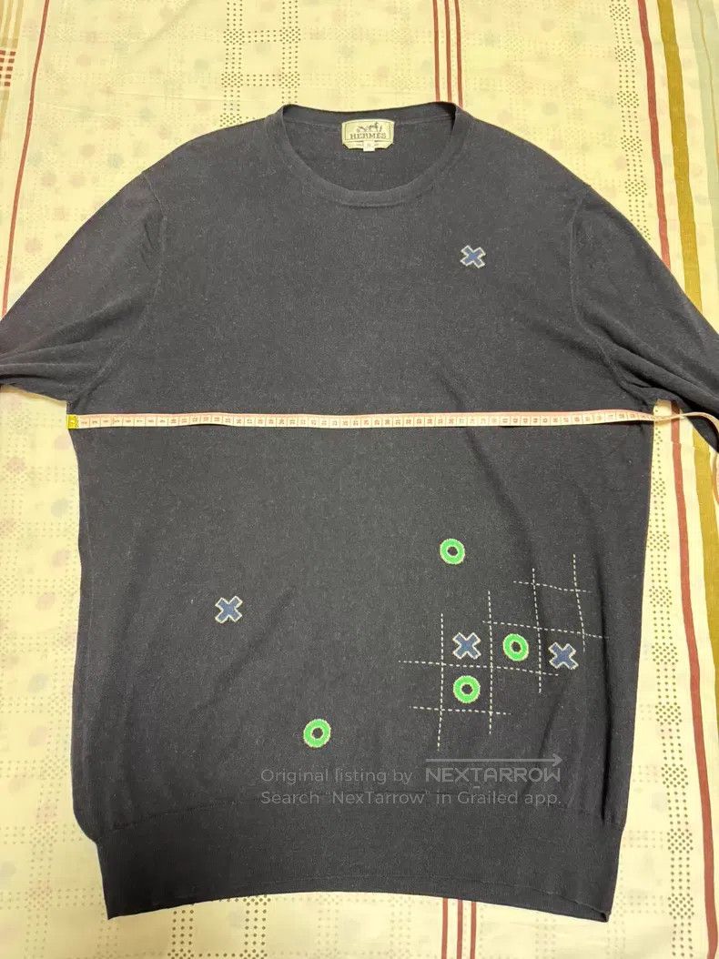 Hermes Hermes Cashmere Sweater, Embroidered Pattern Size US XL / EU 56 / 4 - 4 Thumbnail