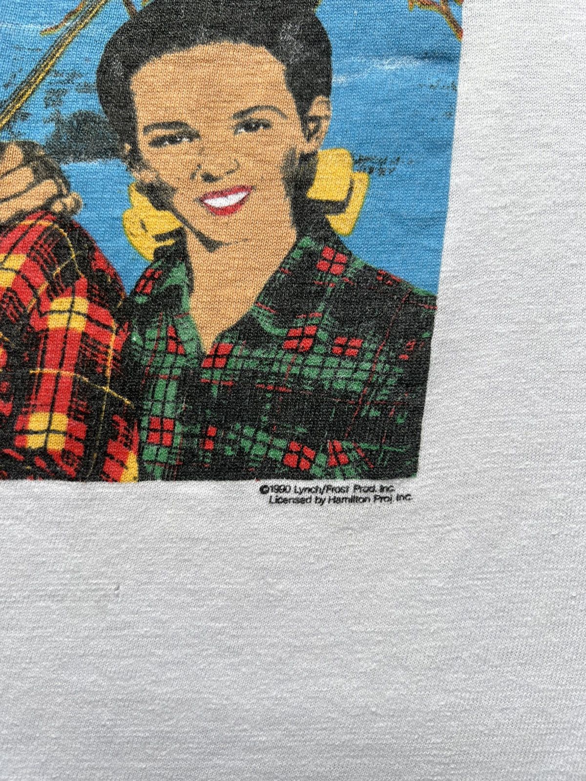 Vintage 1990 Twin Peaks TV Series Promo Tee Shirt David Lynch Movie Size US L / EU 52-54 / 3 - 7 Thumbnail