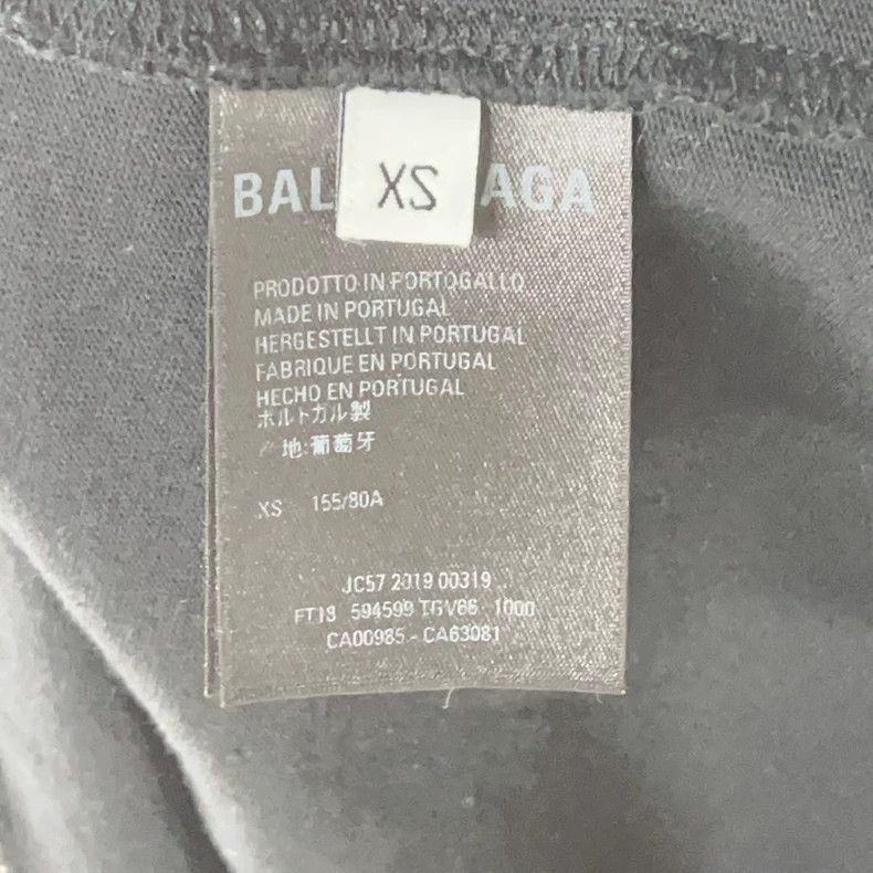 Balenciaga Balenciaga Paris printed round neck short sleeve T-shirt Size US XS / EU 42 / 0 - 5 Thumbnail