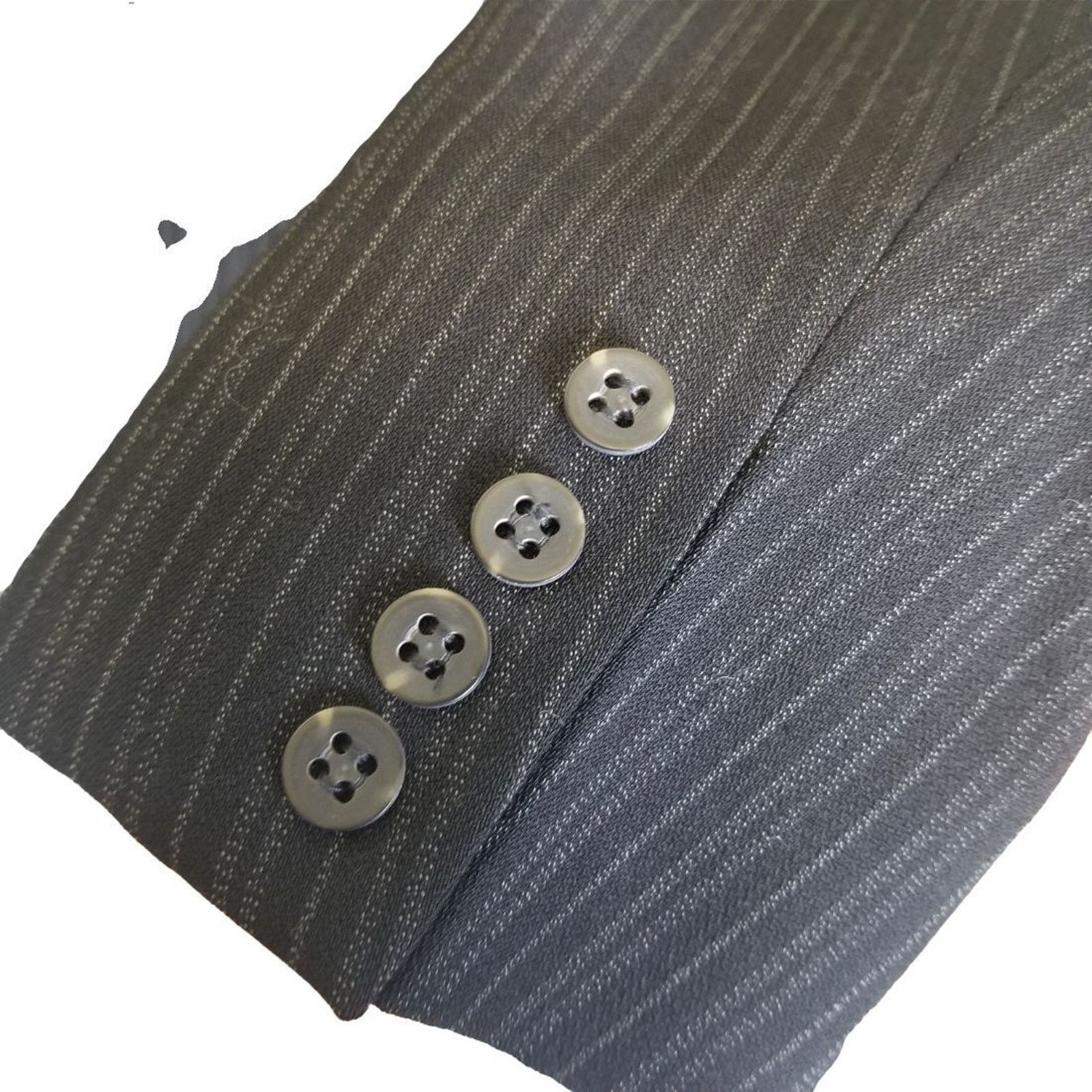 Emanuel Ungaro Vintage Emanuel Ungaro Womens Wool Blazer Striped 8P Career Size M / US 6-8 / IT 42-44 - 4 Thumbnail