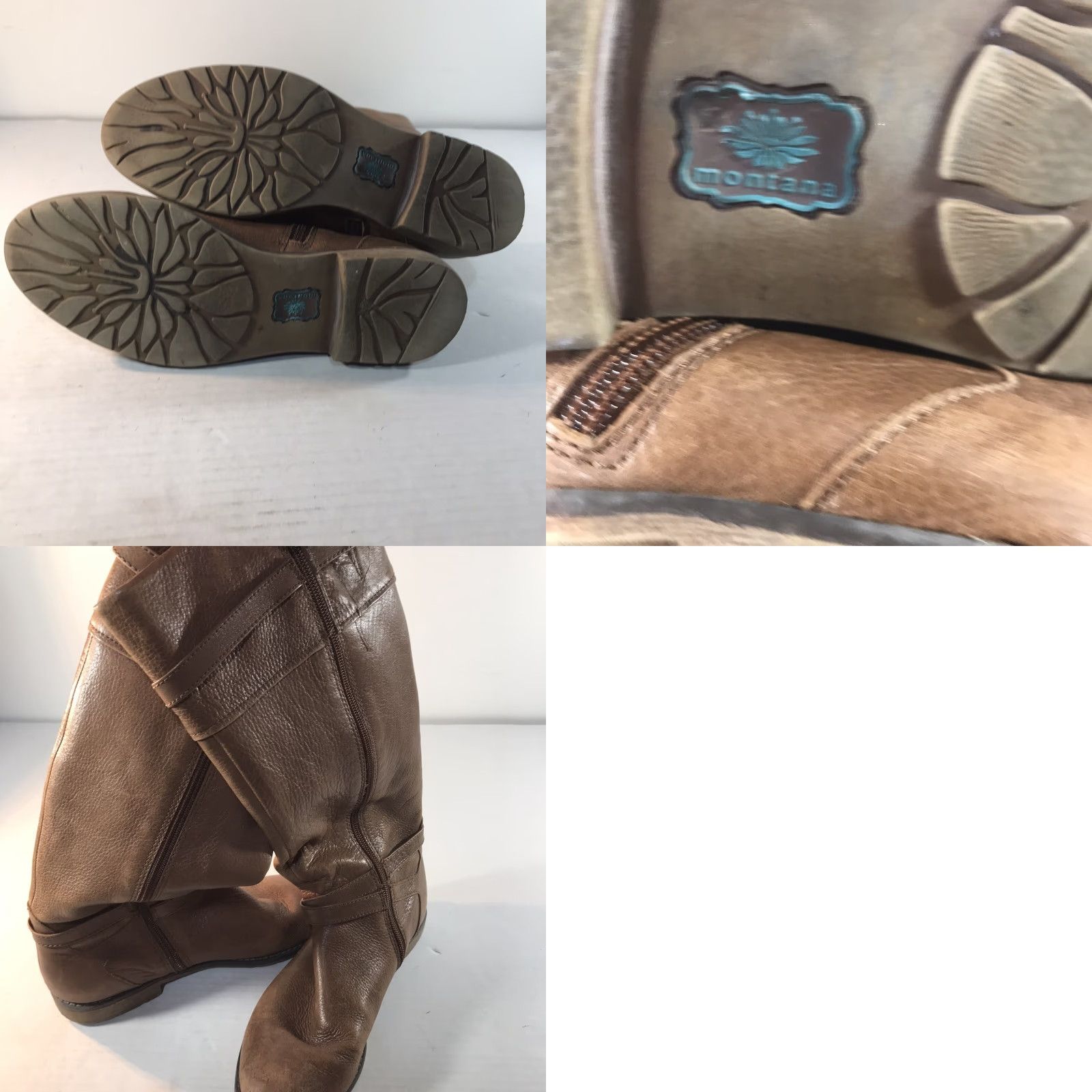 Vintage VINTAGE Montana Leather Knee High Riding Boots Women Size 7.5M Fall Winter Bohemian Equestrian Leather Size US 8 / IT 38 - 8 Thumbnail
