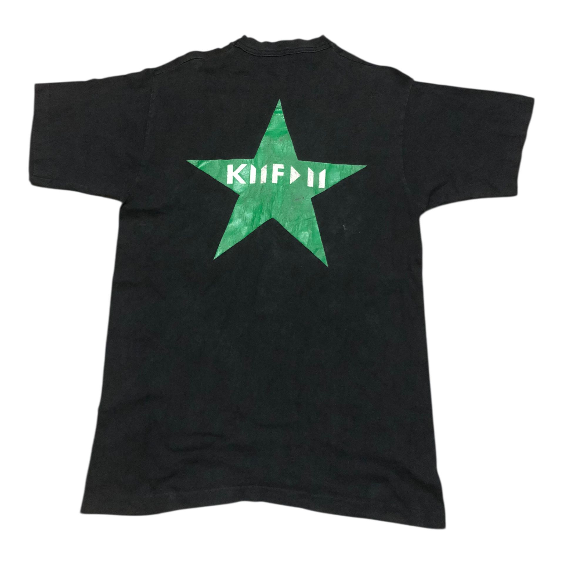 Vintage Vintage 90s KMFDM 'Nihil' Gothic Industrial Band T-Shirt Size US L / EU 52-54 / 3 - 4 Thumbnail