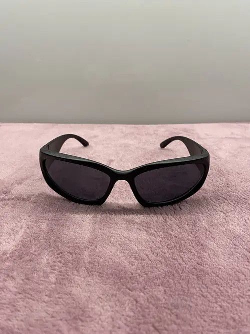 Electric Visual × Japanese Brand Vintage Silver Chrome Y2K glasses Sunglasses cyber rave punk Size ONE SIZE - 3 Thumbnail