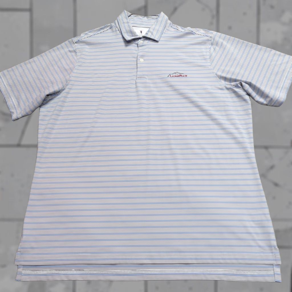 Vintage Fairway & Greene Polo Shirt XL White Poly Spandex Performance Golf Size US XL / EU 56 / 4 - 1 Thumbnail