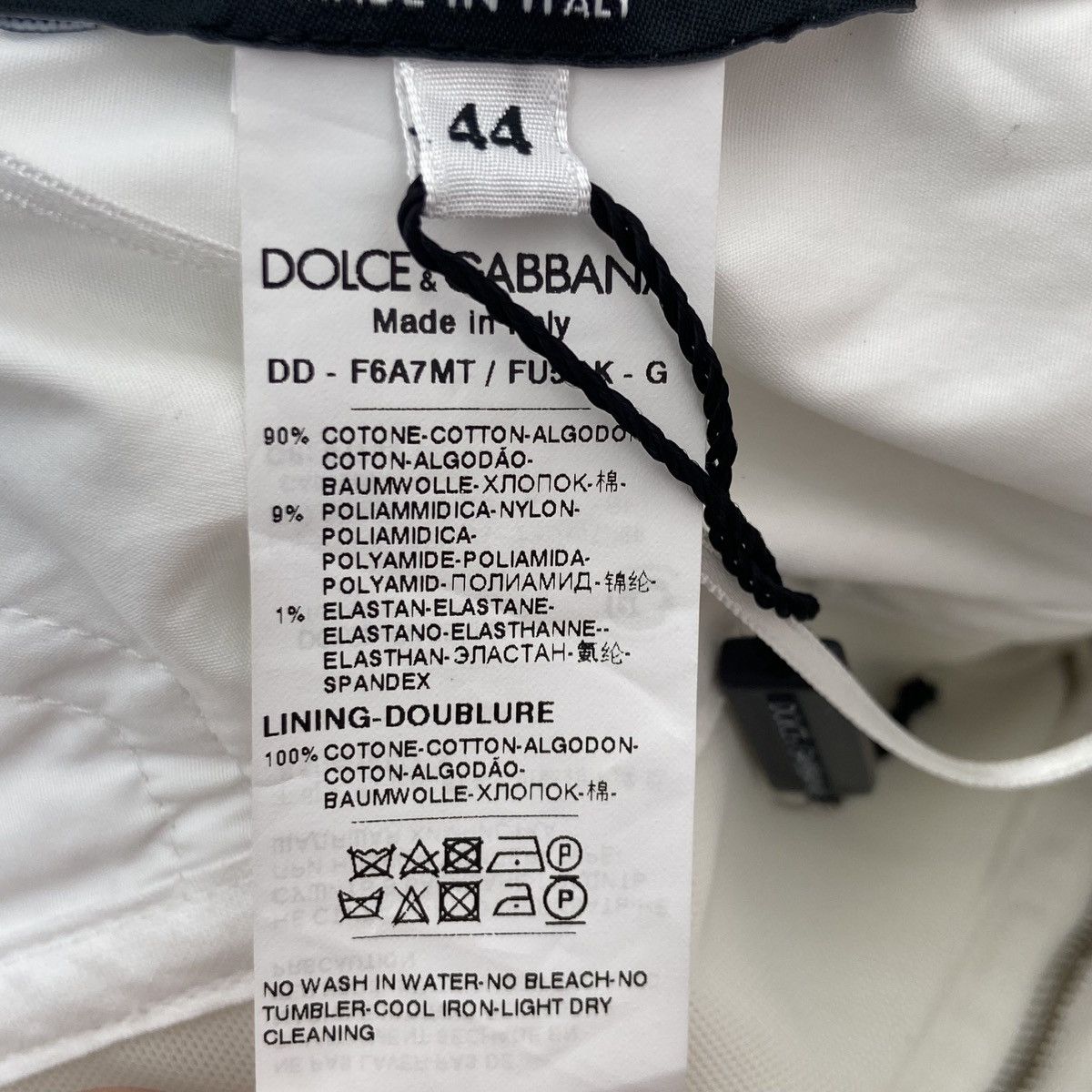 Dolce & Gabbana Dolce & Gabbana White Corset Dress K26WX Size L / US 10 / IT 46 - 6 Thumbnail