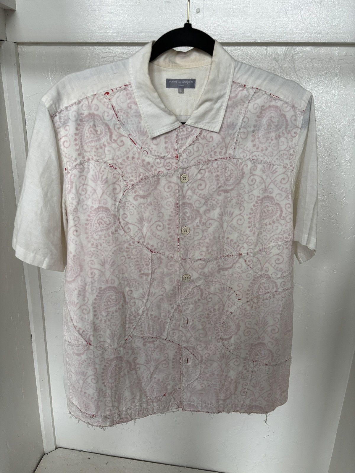 Comme des Garcons Homme Comme des Garçons Homme Paisley shirt Size US L / EU 52-54 / 3 - 1 Thumbnail
