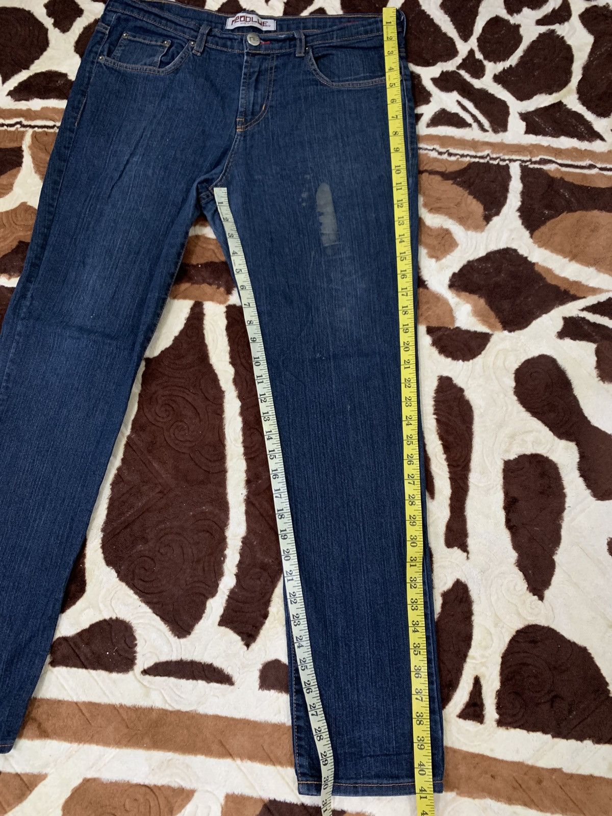 Vintage LAST DROP#Neo Blue Denim Made In Usa Size US 35 - 7 Thumbnail