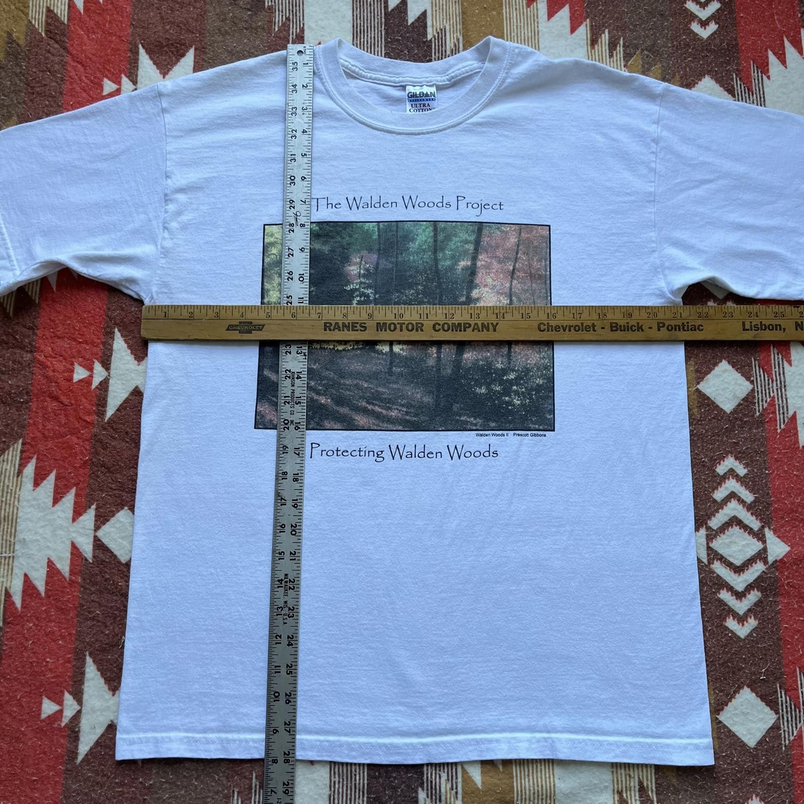 Gildan × Vintage Vintage Y2K Walden Woods Project Nature Conservation Shirt Size US L / EU 52-54 / 3 - 3 Thumbnail