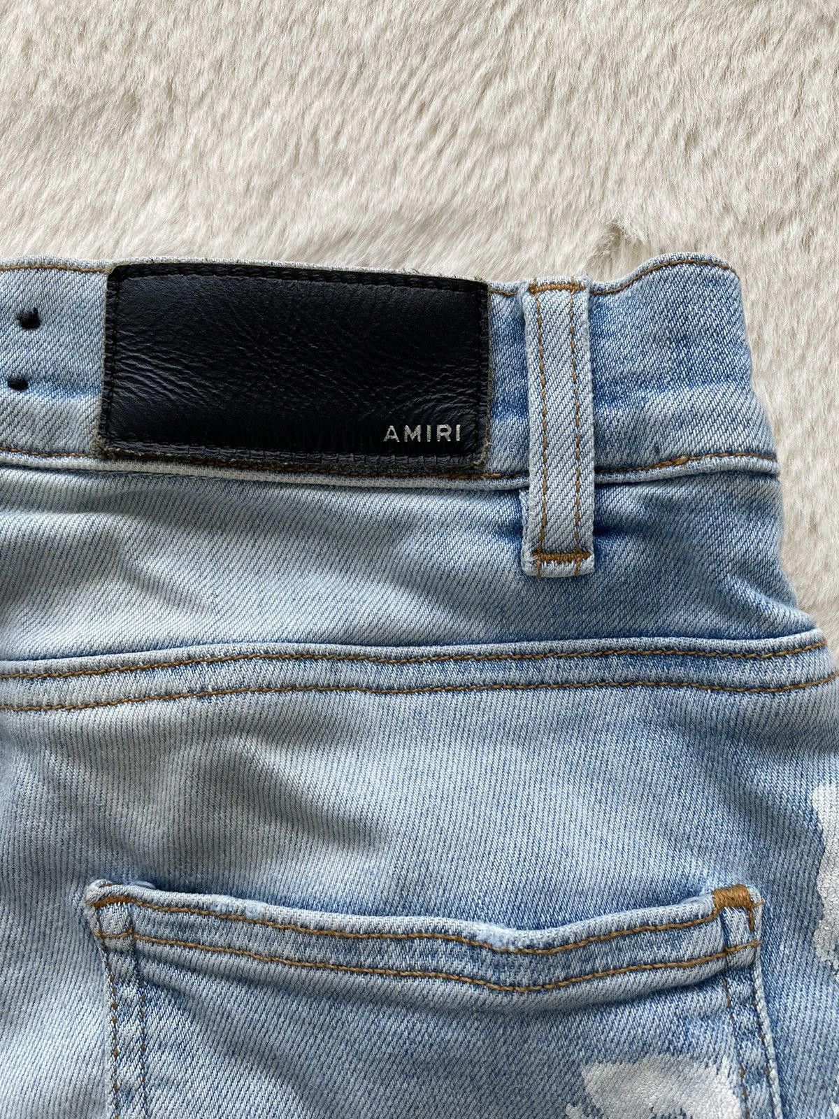 Amiri Amiri Indigo Painter Destroyed Denim Jeans Size US 30 / EU 46 - 7 Thumbnail