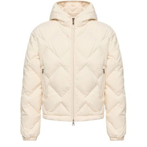 Moncler Arvouinne White Puffer Jacket Women, Women's (Size S)
