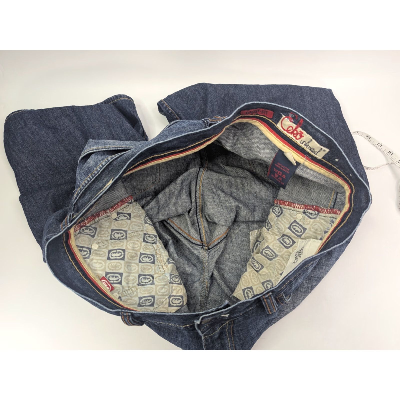 Ecko Unltd. Ecko Unltd Baggy Fit Jean Shorts Mens 38 Bermuda Denim 90s Hip Hop Jorts Blue Cotton Kilp? Size US 38 / EU 54 - 7 Thumbnail