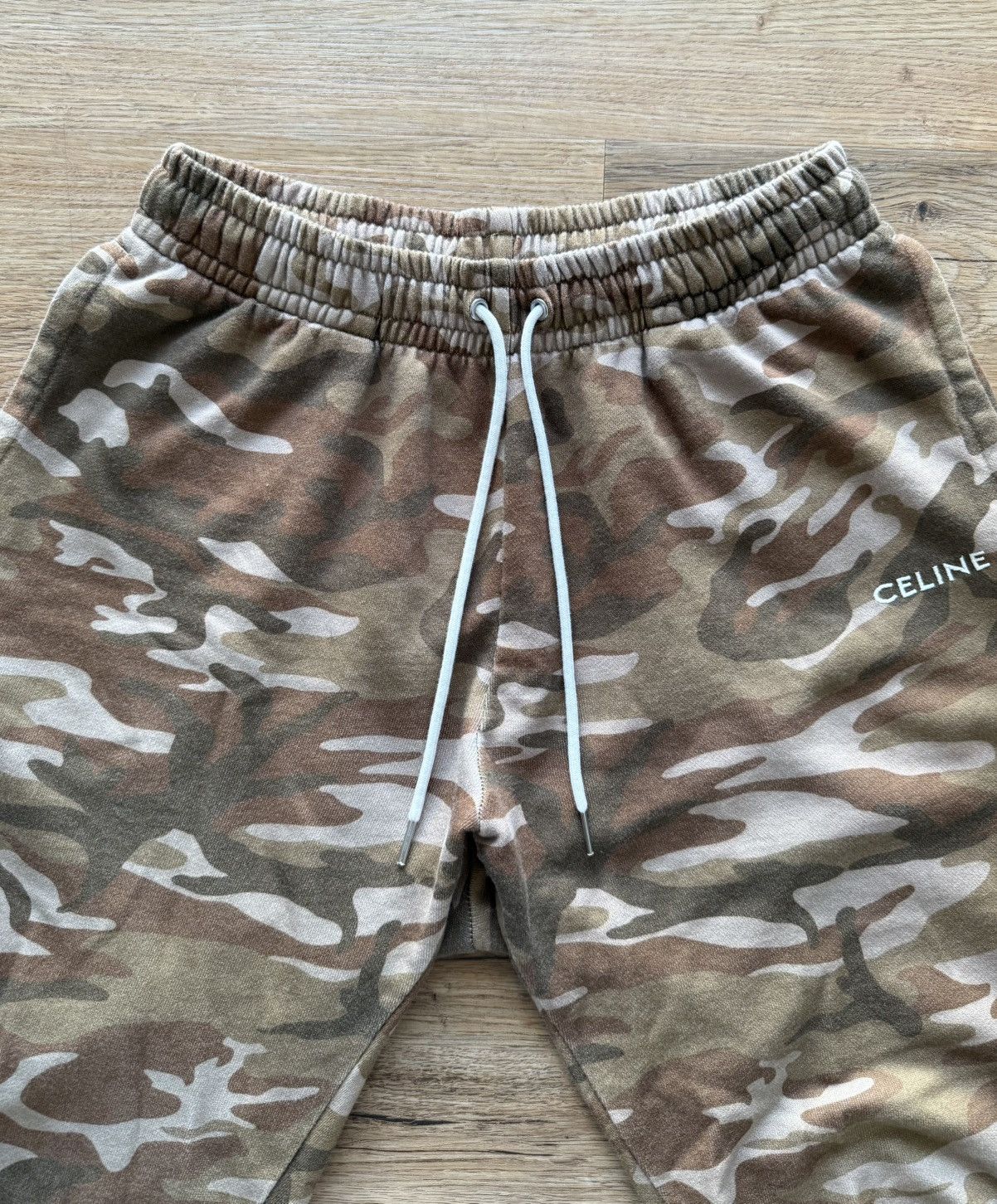 Celine CELINE Mini Logo Camo Sweatpants Size US 32 / EU 48 - 3 Thumbnail