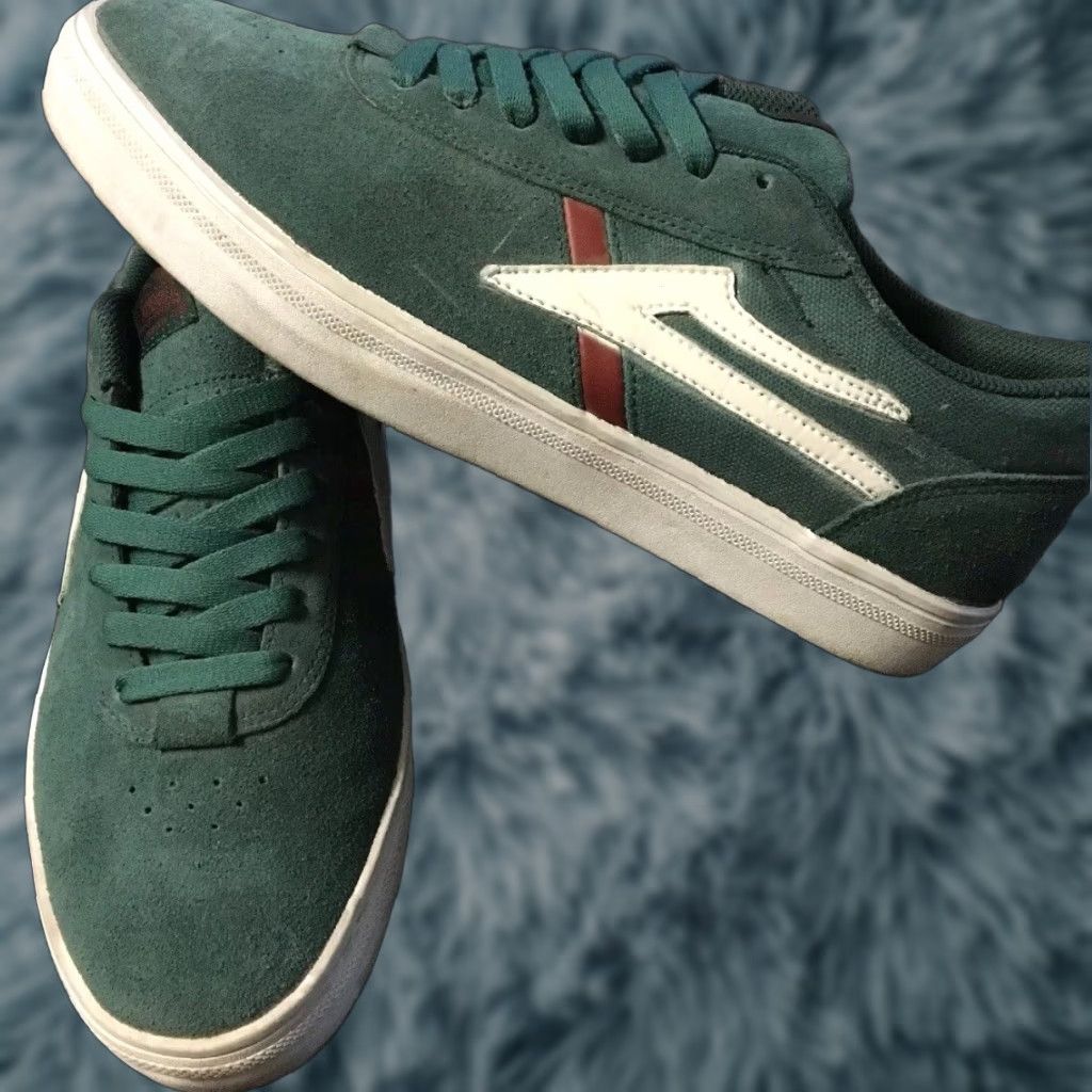 Lakai Lakai Vincent 10 Green Girl Skateboards Griffin Manchester Vans Es Dc Owen Mj Skate Shoes Womens Mens Shoes? Size US 10 / EU 43 - 1 Thumbnail