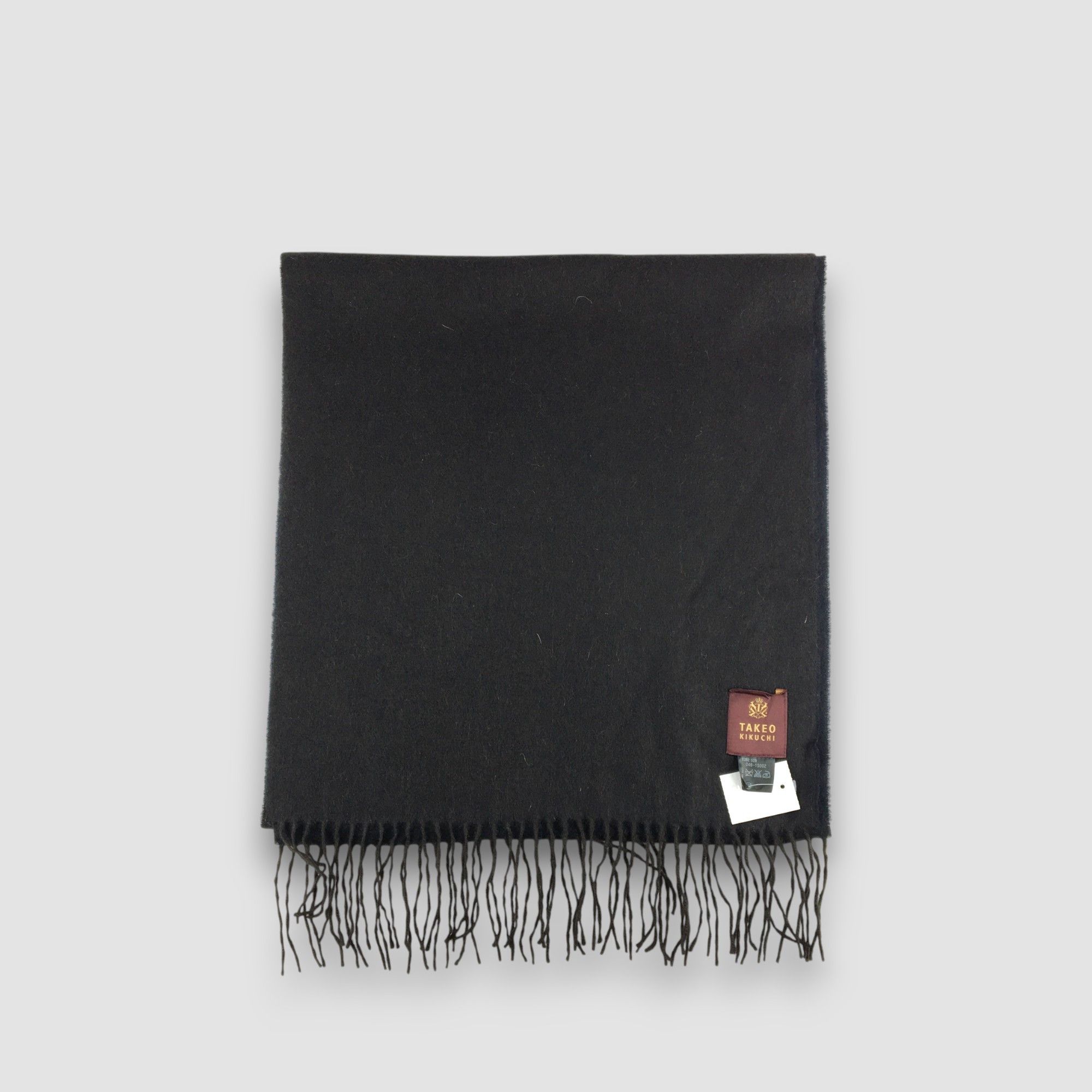 Takeo Kikuchi Vintage Takeo Kikuchi Scarf Muffler Wool Fringe Scarves Size ONE SIZE - 2 Thumbnail