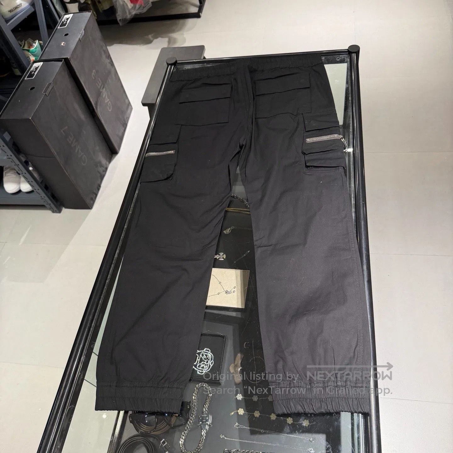 Rick Owens Rick Owens Men's Black Cargo Pants. Size US 40 / EU 56 - 2 Thumbnail