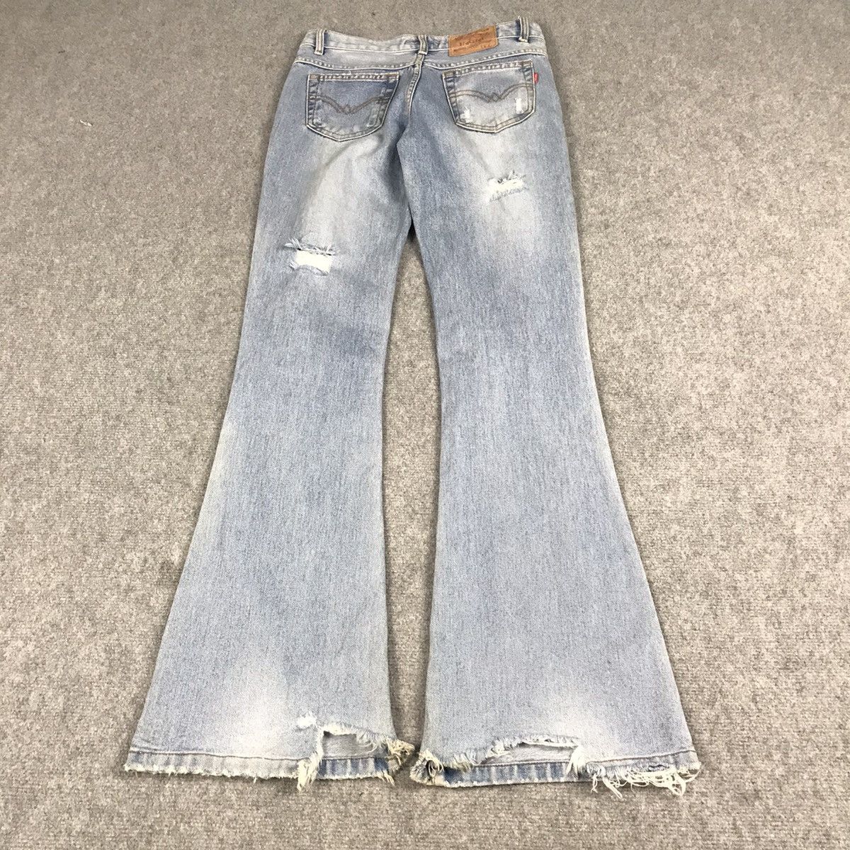 If Six Was Nine × Japanese Brand Flare Jeans boot cut distressed denim Ngni brand japan pants Size 27" / US 4 / IT 40 - 8 Thumbnail