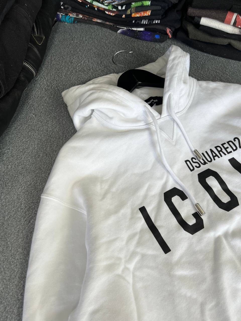Dsquared2 Dsquared 2 Icon Big Logo Glamour Modern Hoodie Size US L / EU 52-54 / 3 - 2 Thumbnail