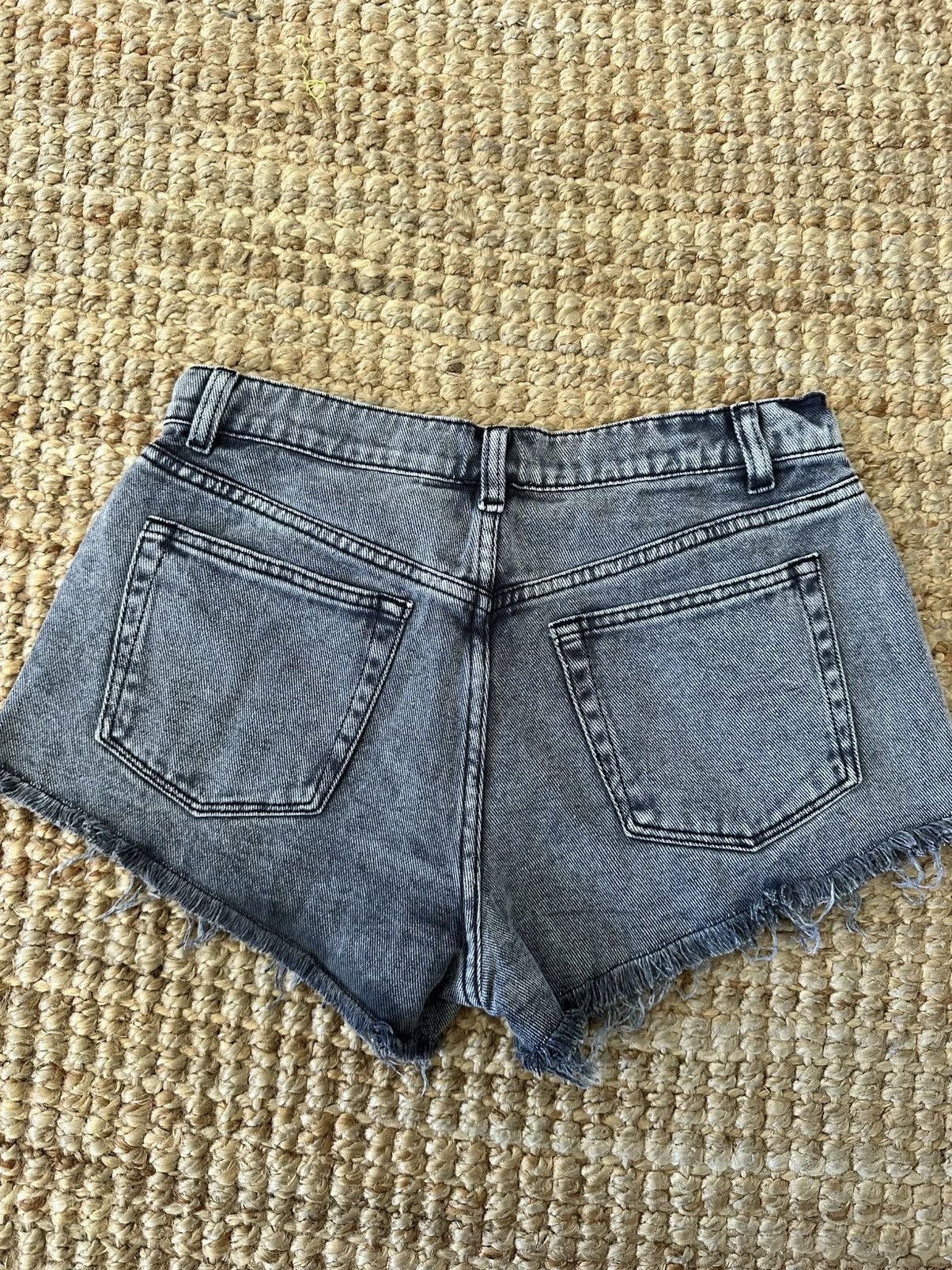 Other MAIN STRIP BLACK DENIM CUT OFF SHORTS W STUD SIZE S Size 26" / US 2 / IT 38 - 3 Thumbnail