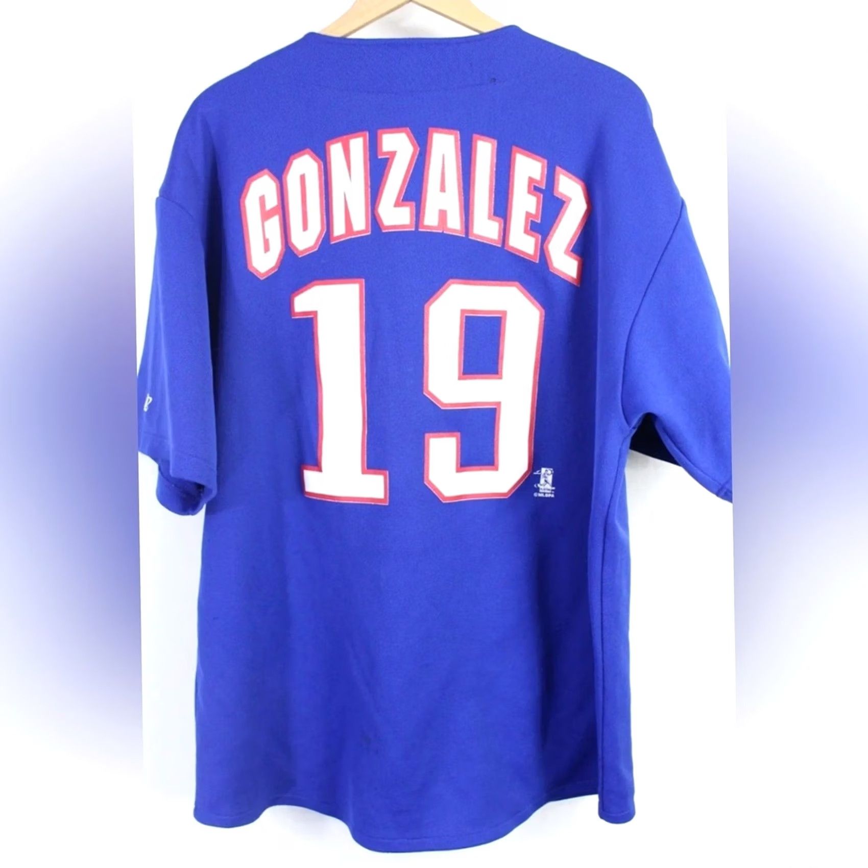 Logo Athletic VINTAGE Texas Rangers Jersey Juan Gonzalez 2000 Blue XL Men's Logo Athletic Shirt Size US XL / EU 56 / 4 - 2 Thumbnail