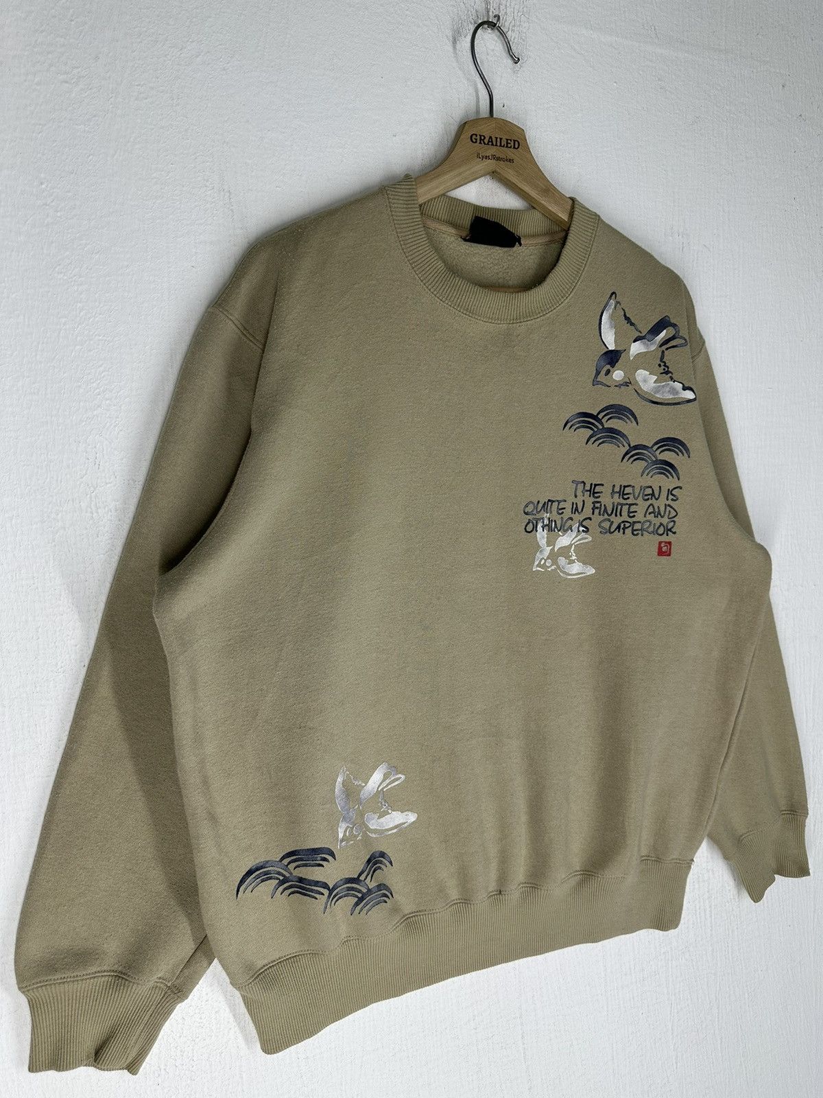 Japanese Brand Vintage Modern Label Sweatshirt Size US L / EU 52-54 / 3 - 4 Thumbnail