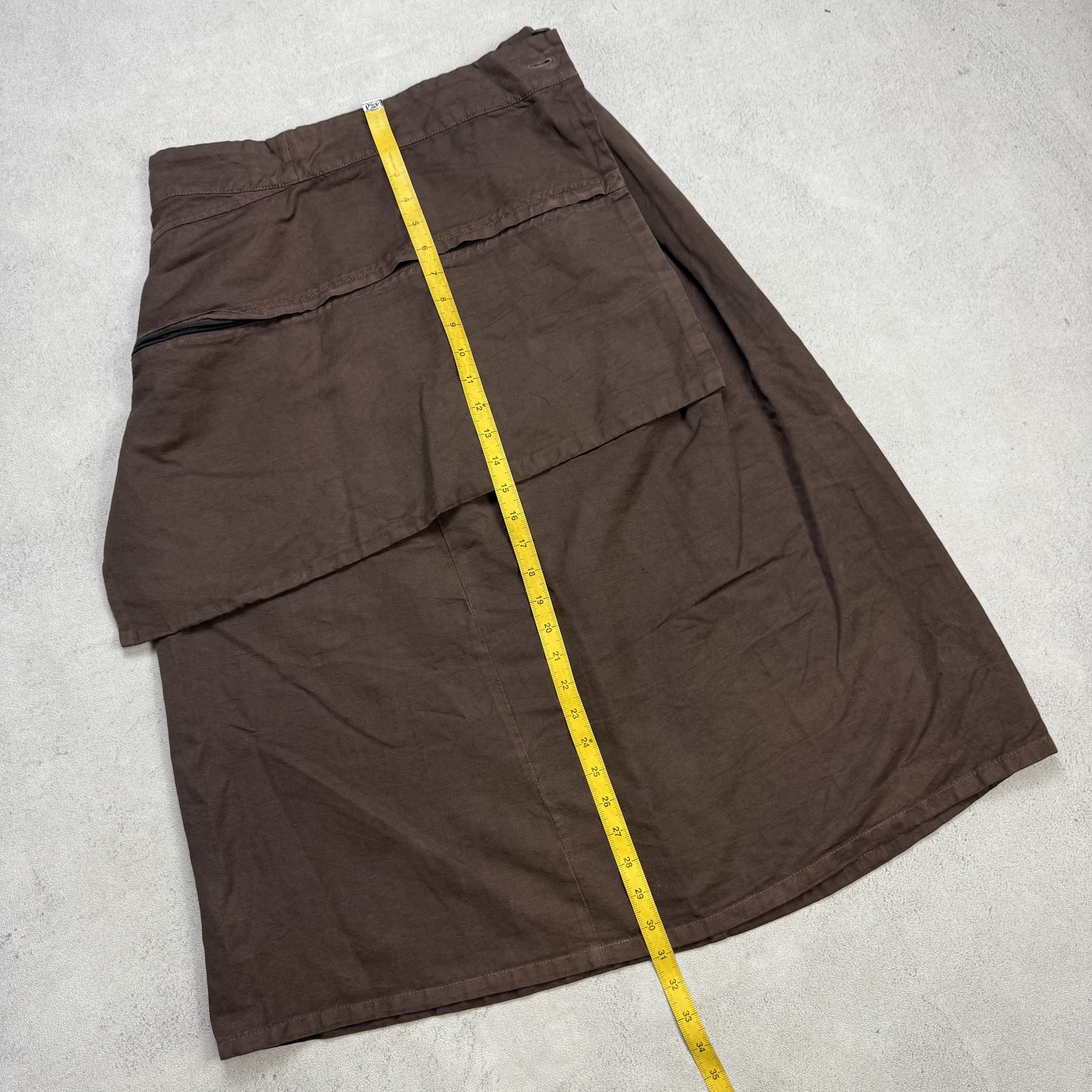 Issey Miyake Vintage Plantation Issey Miyake Cargo Utility Skirts Size 30" / US 8 / IT 44 - 9 Thumbnail