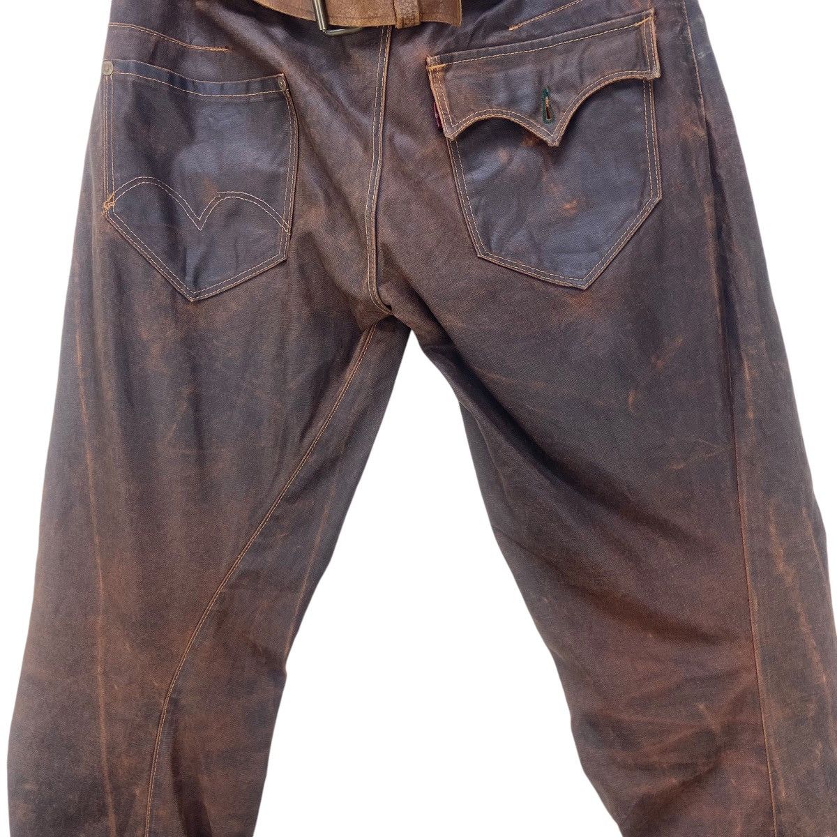 Levi's Vintage Levi’s Made in Italy Buckle Back Pants Size US 29 - 6 Thumbnail