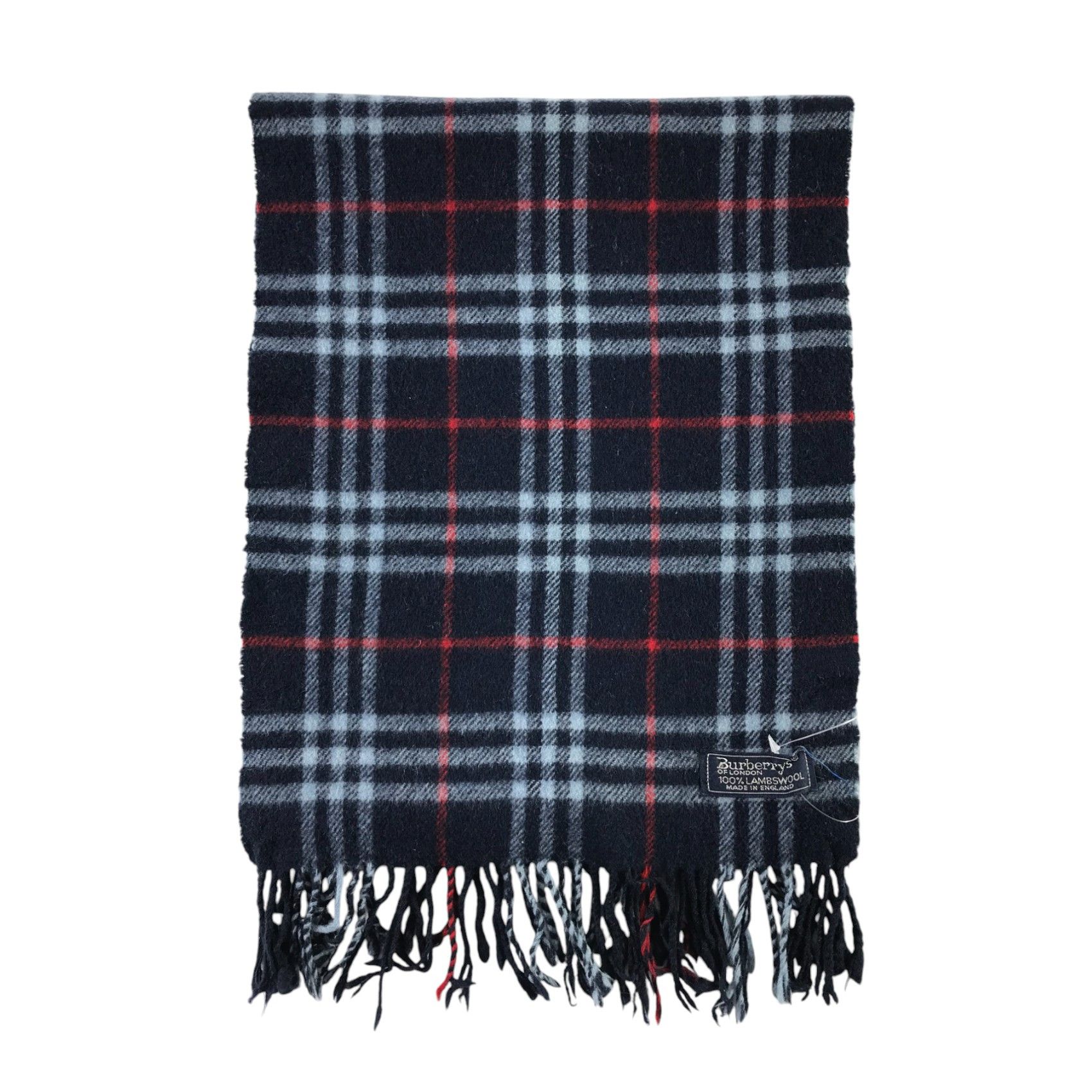 Burberry × Vintage Burberry Scarf / Muffler / Neckwear - WW1882 Size ONE SIZE - 2 Thumbnail