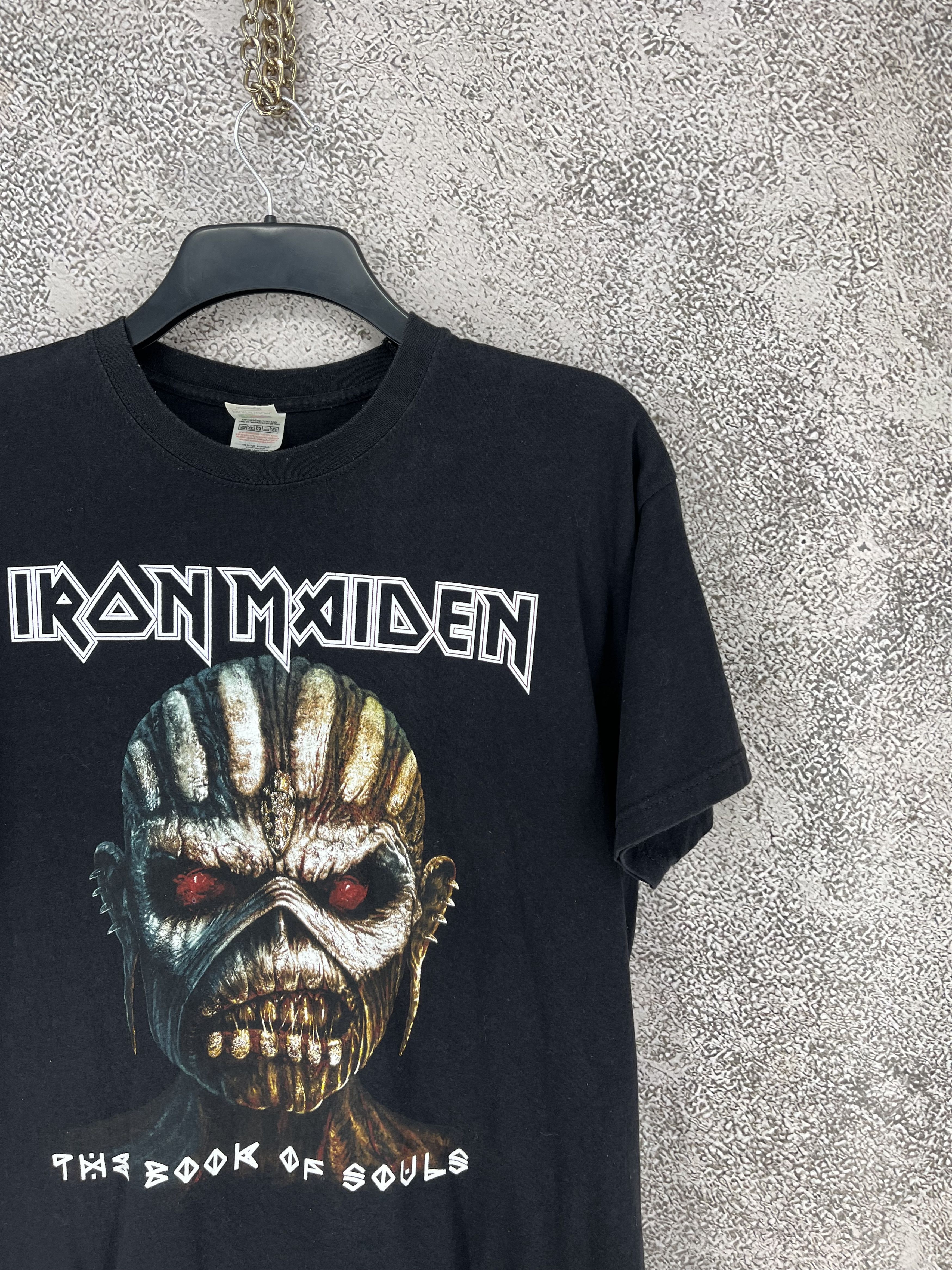 Iron Maiden Vintage Iron Maiden “the book of soul” rock band tee 2017 Size US XL / EU 56 / 4 - 5 Thumbnail