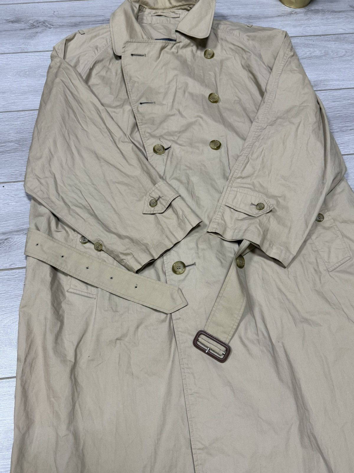 Burberry Burberry double breasted trench coat buttons vintage England Size US L / EU 52-54 / 3 - 16 Thumbnail
