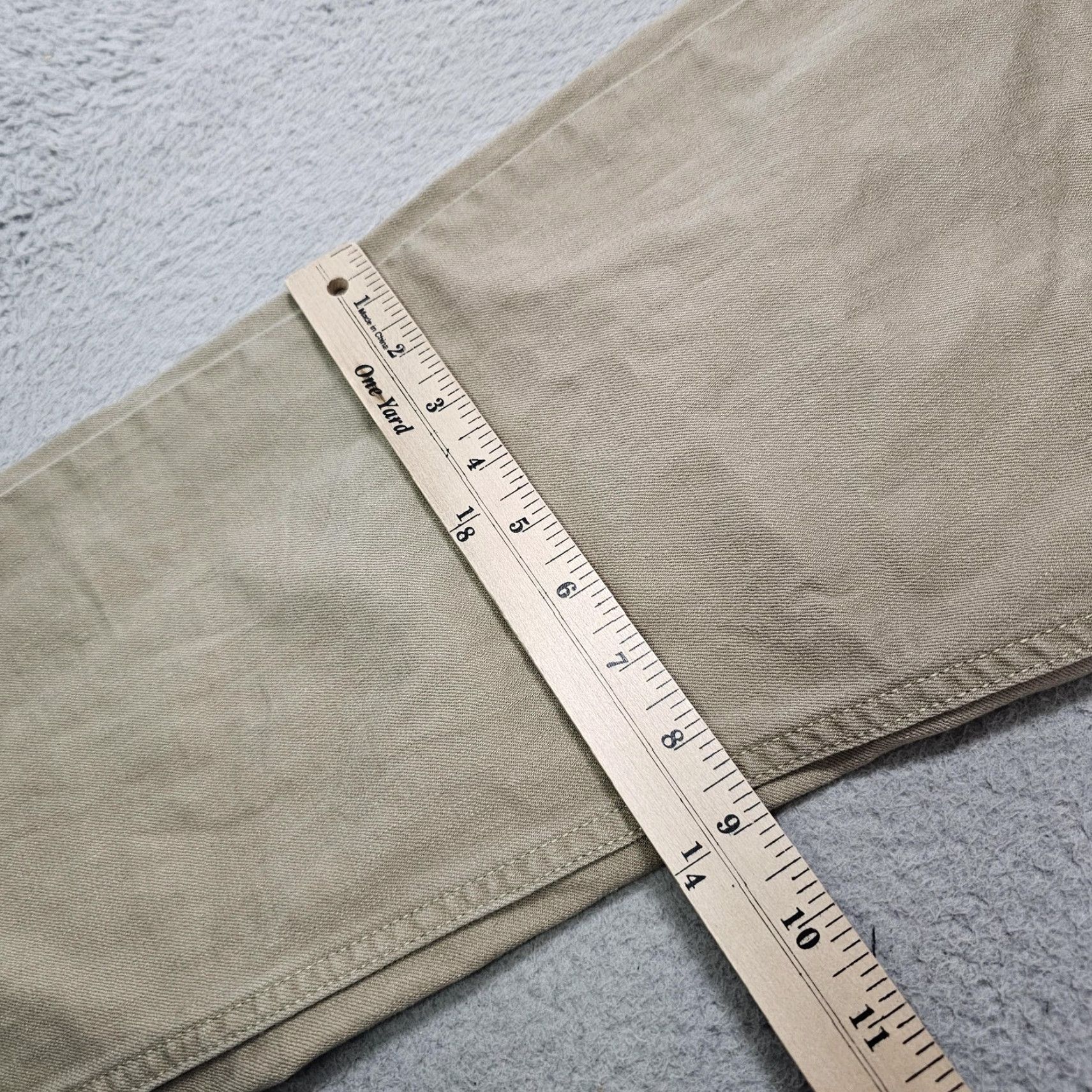 Levi's Levis Jeans Mens 33x27 Beige Straight Regular Fit Denim Pants - 100% Cotton, Zip, Five-Pocket, Regular Inseam 27 in, Vintage No, Light Wash Size US 33 - 4 Thumbnail