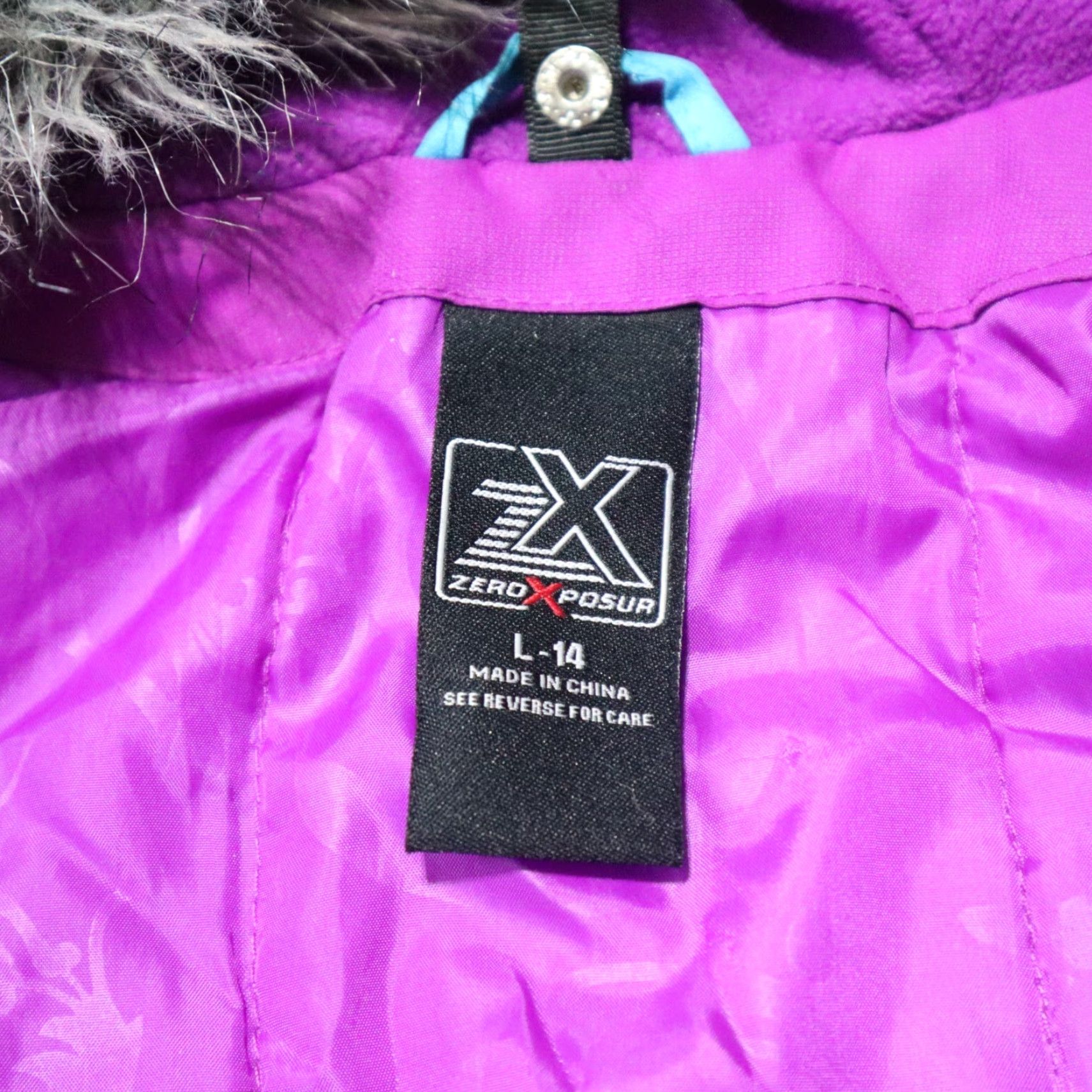 ZeroXposur ZeroXposur Jacket Women Aqua Blue Polyester Winter Hooded Full Zip Size L Size L / US 10 / IT 46 - 5 Thumbnail