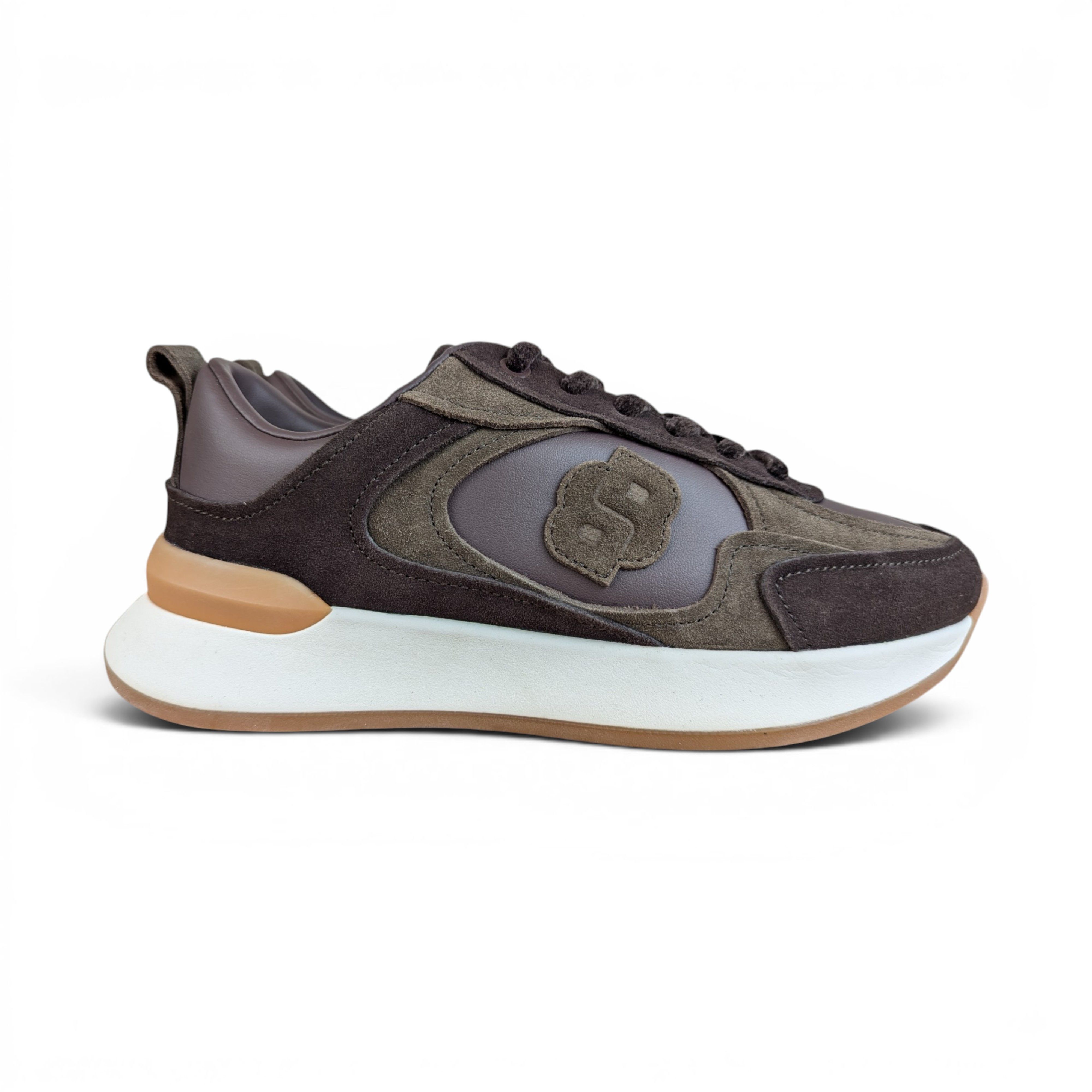 Hugo Boss HUGO BOSS SUEDE BORDEAUX SNEAKERS Size US 7 / IT 37 - 4 Thumbnail
