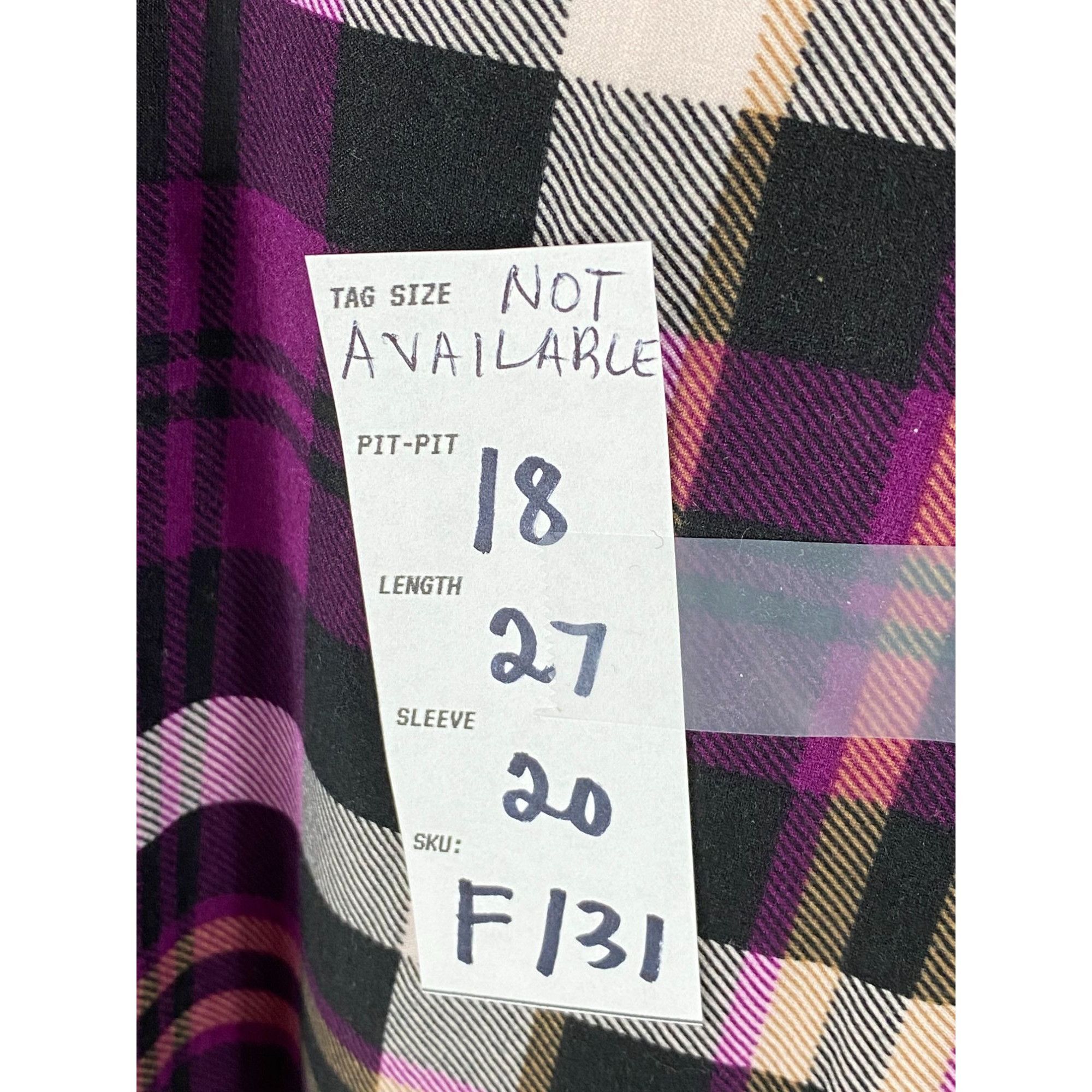 Other Unbranded Plaid Long Sleeve Blouse Top Multicolor Women's F1 Size M / US 6-8 / IT 42-44 - 4 Thumbnail